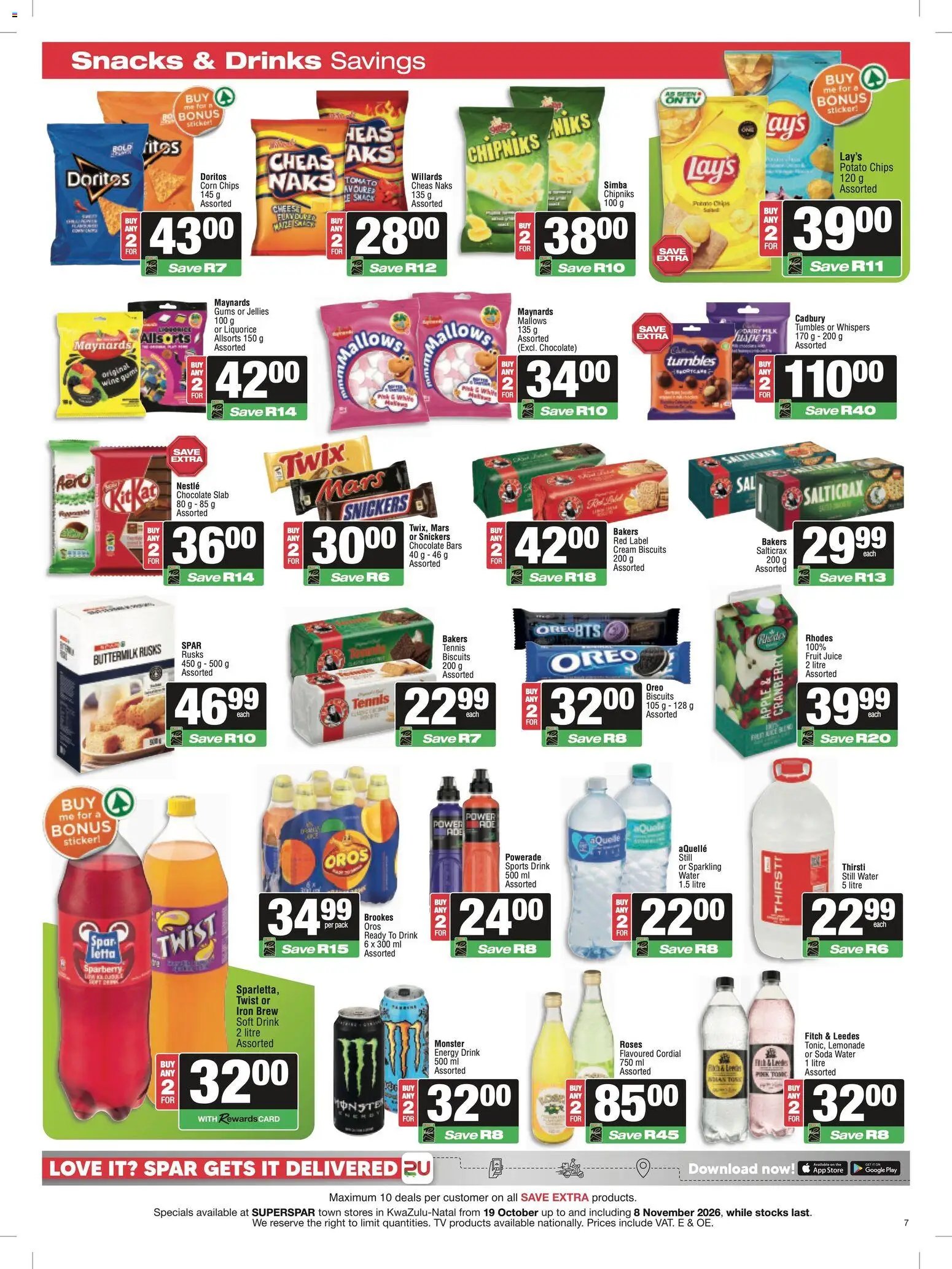 Superspar Specials