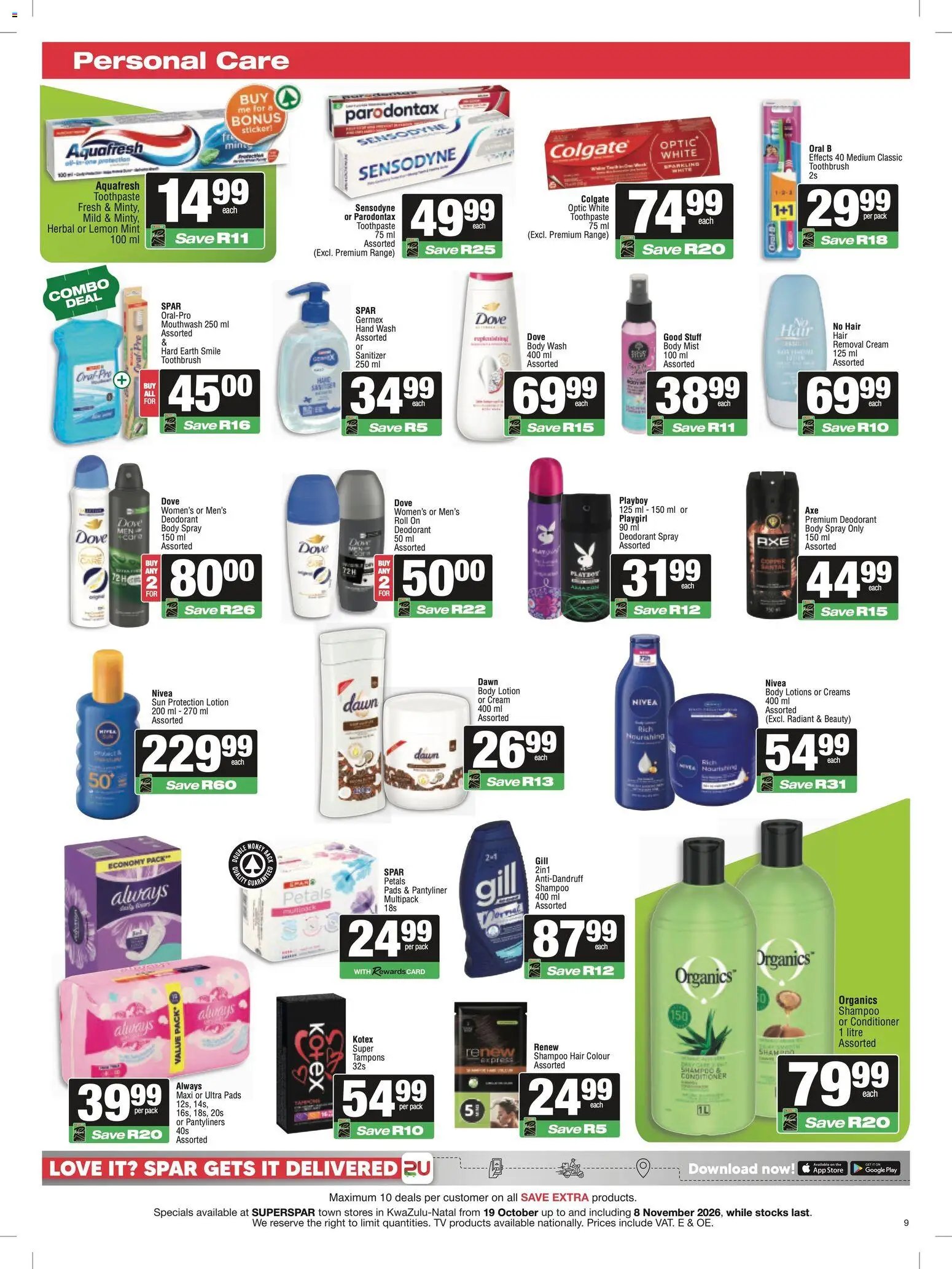 Superspar Specials