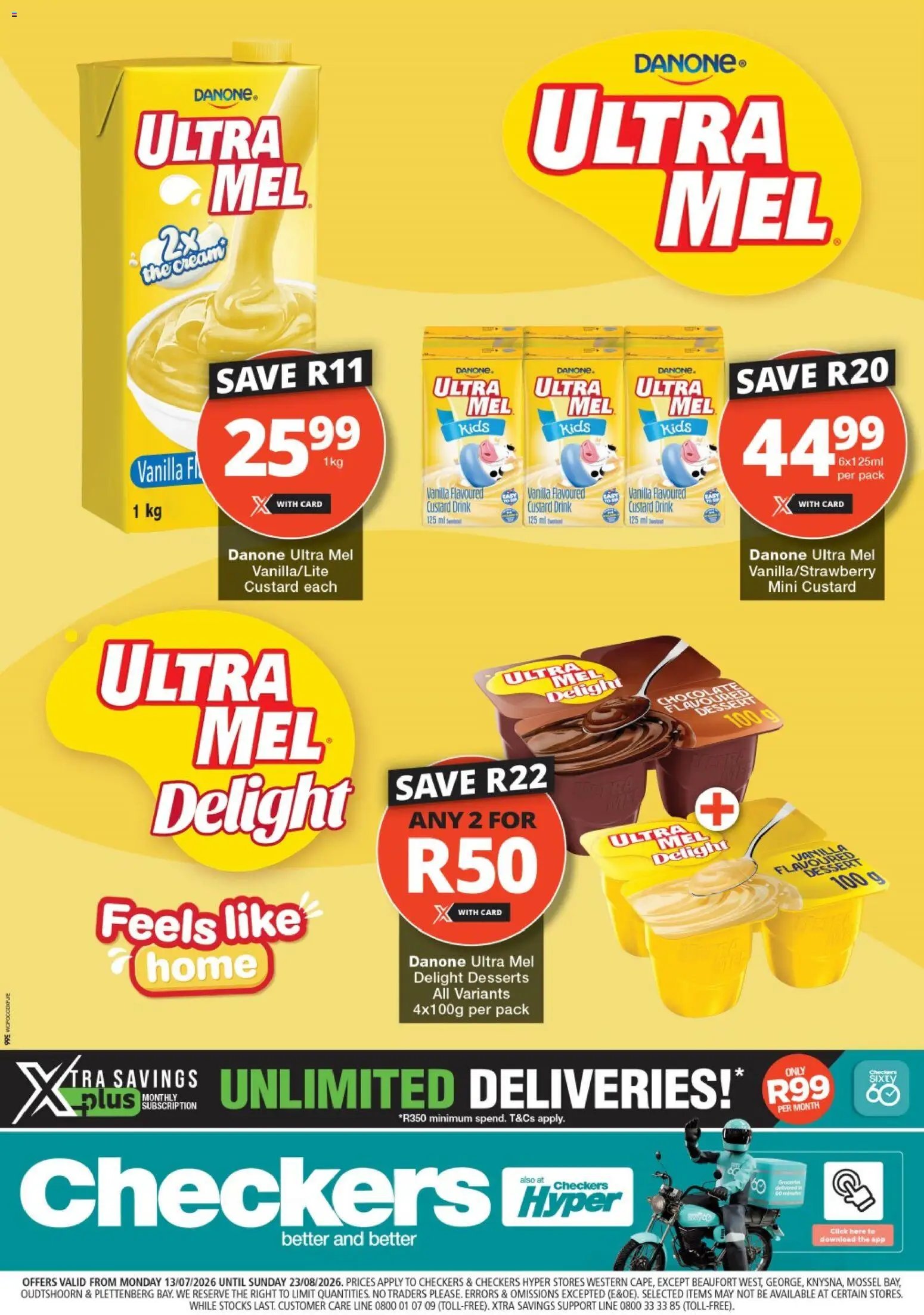 Checkers - Western Cape - Ultra Mel Promotion