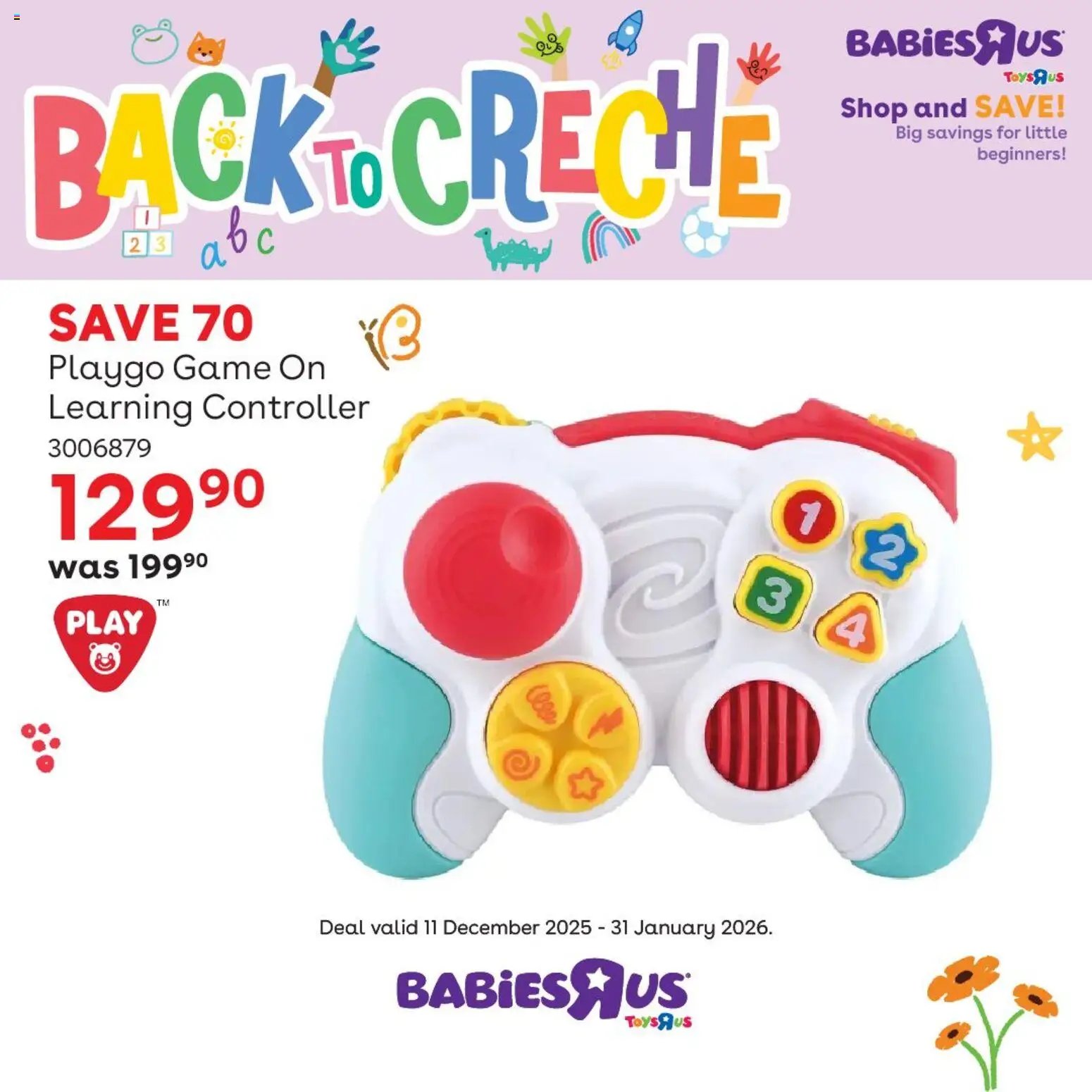 Babies R Us Back to Creche (2025-12-11 - 2026-01-31) | 4