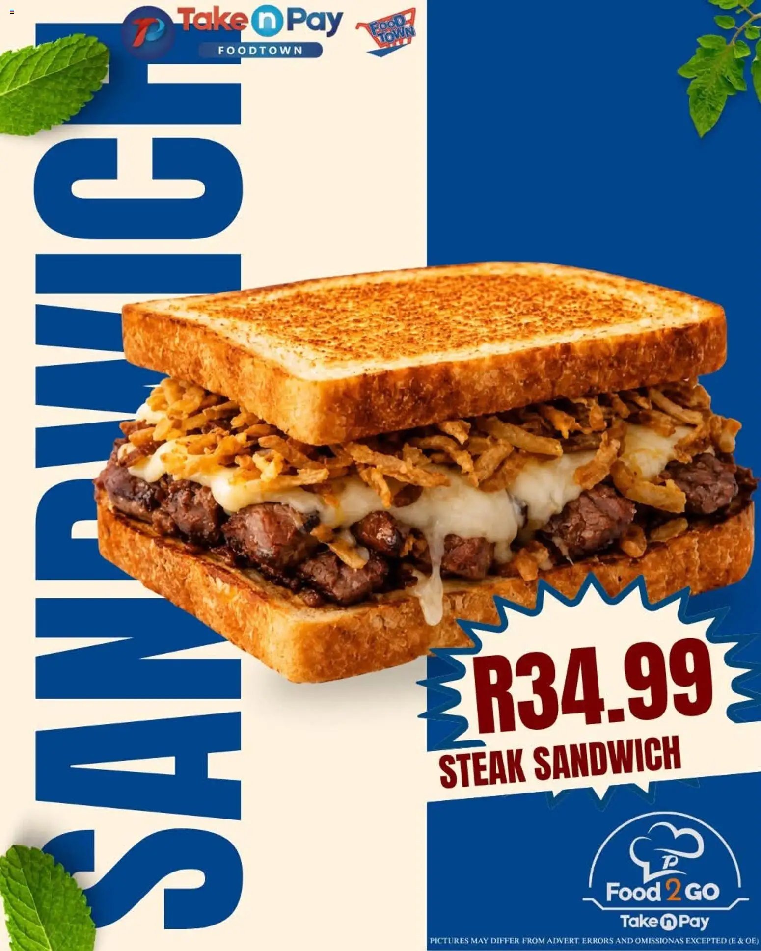 Take n Pay Food 2 Go Specials