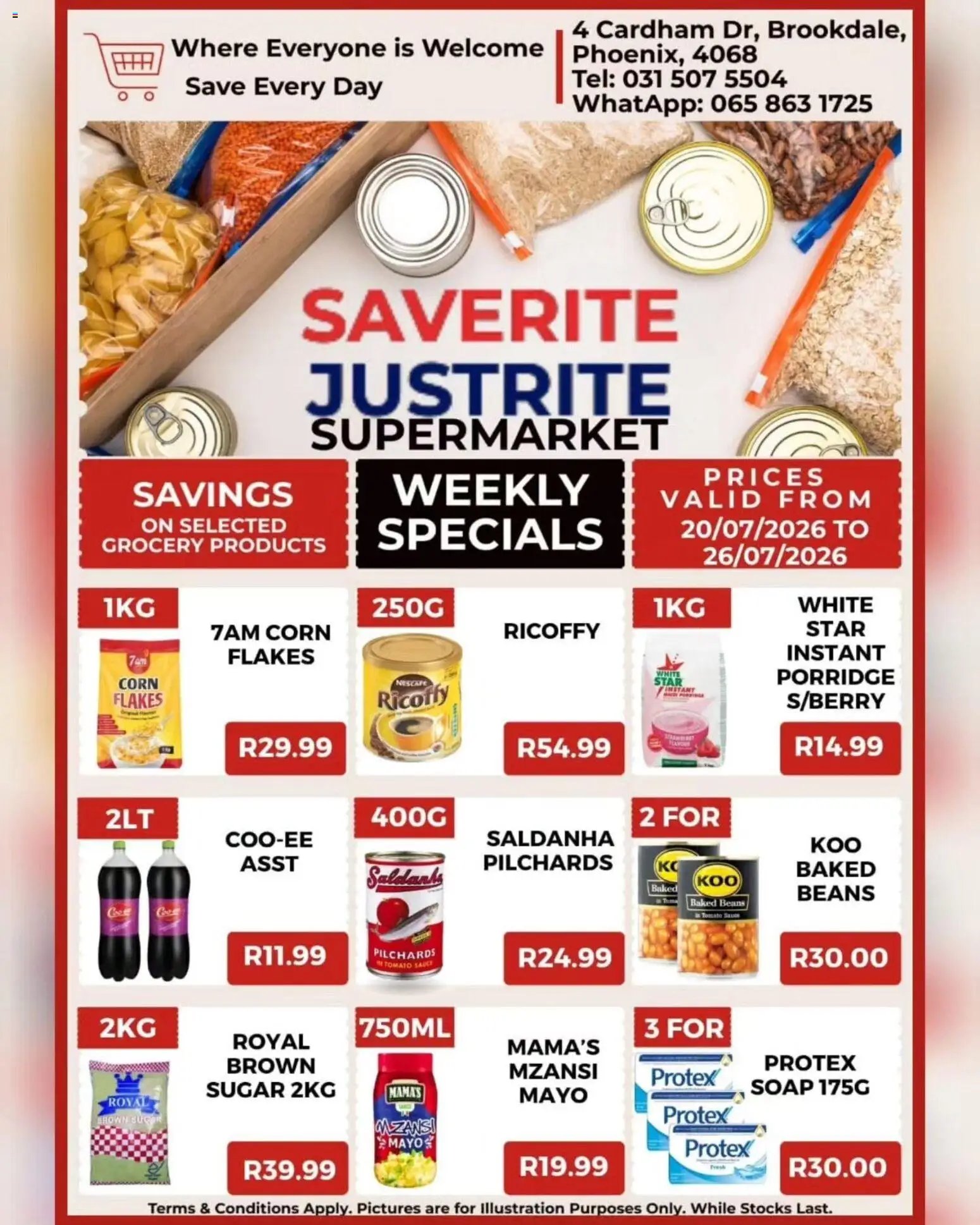 Saverite Specials