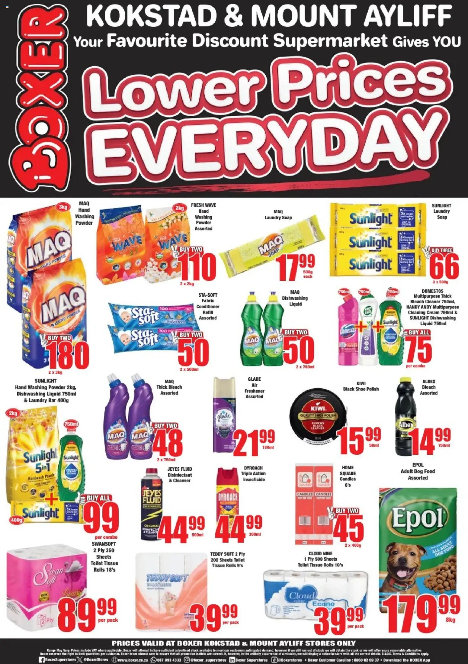 Boxer Eastern Cape - Kokstad & Mount Ayliff Specials