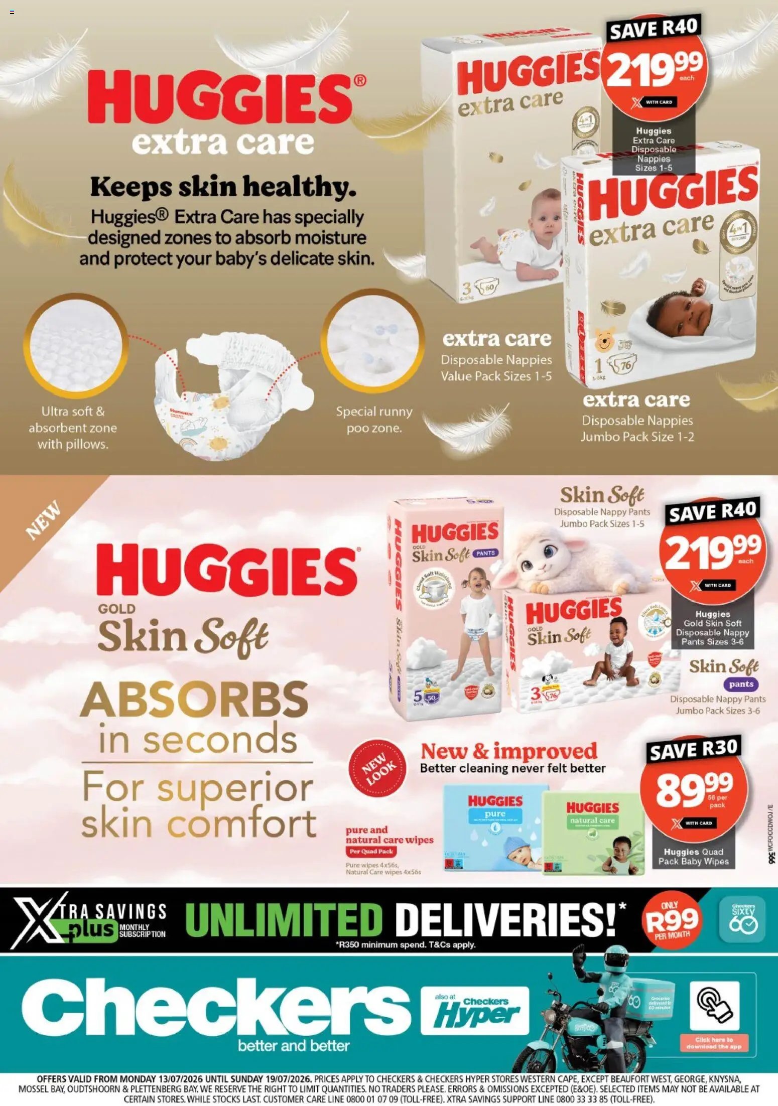 Checkers - Western Cape - Huggies Promotion