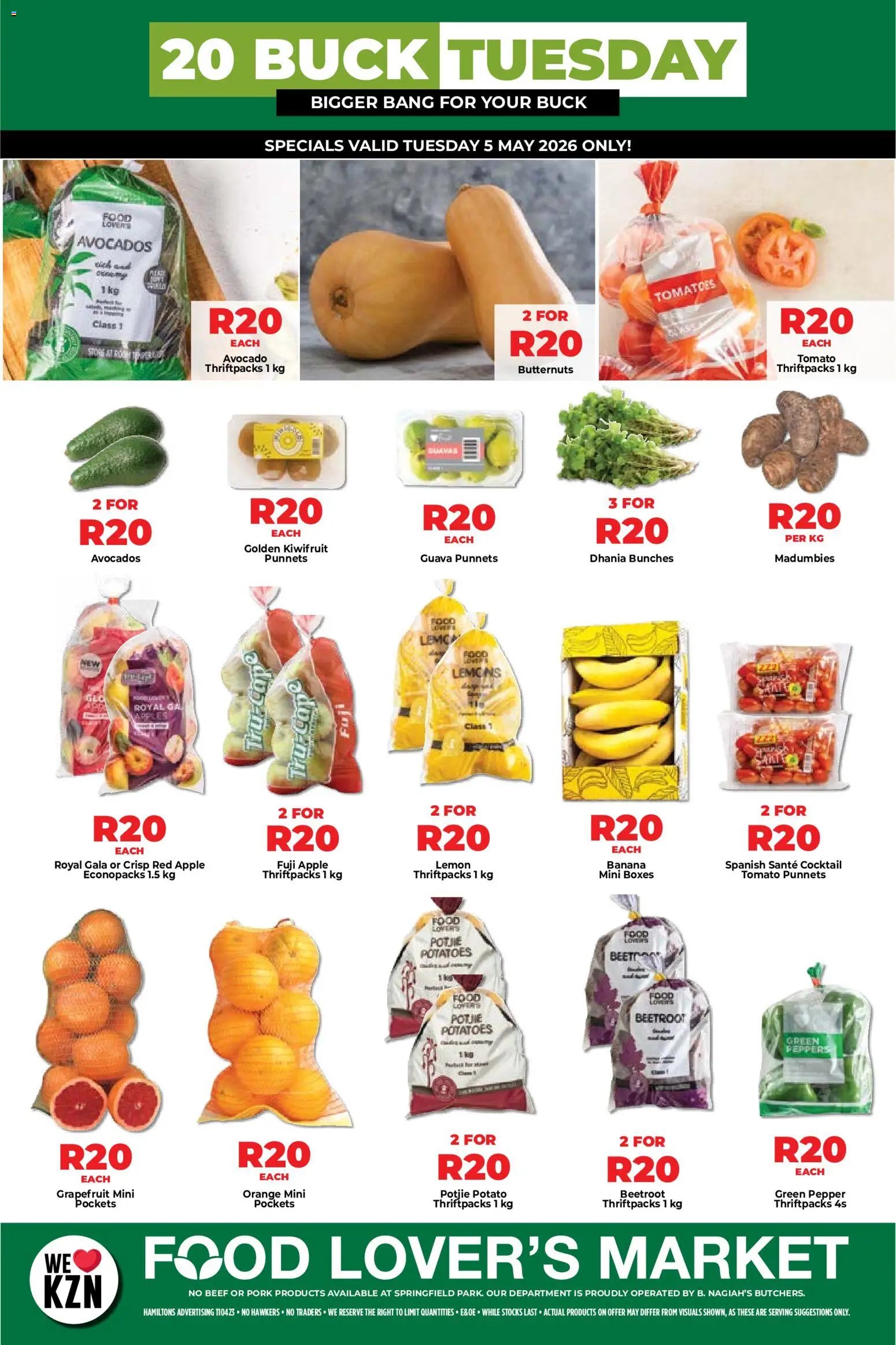 Food Lover's Market KwaZulu-Natal - R20 Buck Tuesday (2026-05-04 - 2026-05-05) | 1