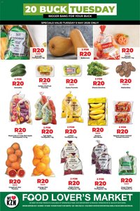 Food Lover's Market KwaZulu-Natal - R20 Buck Tuesday (2026-05-04 - 2026-05-05)