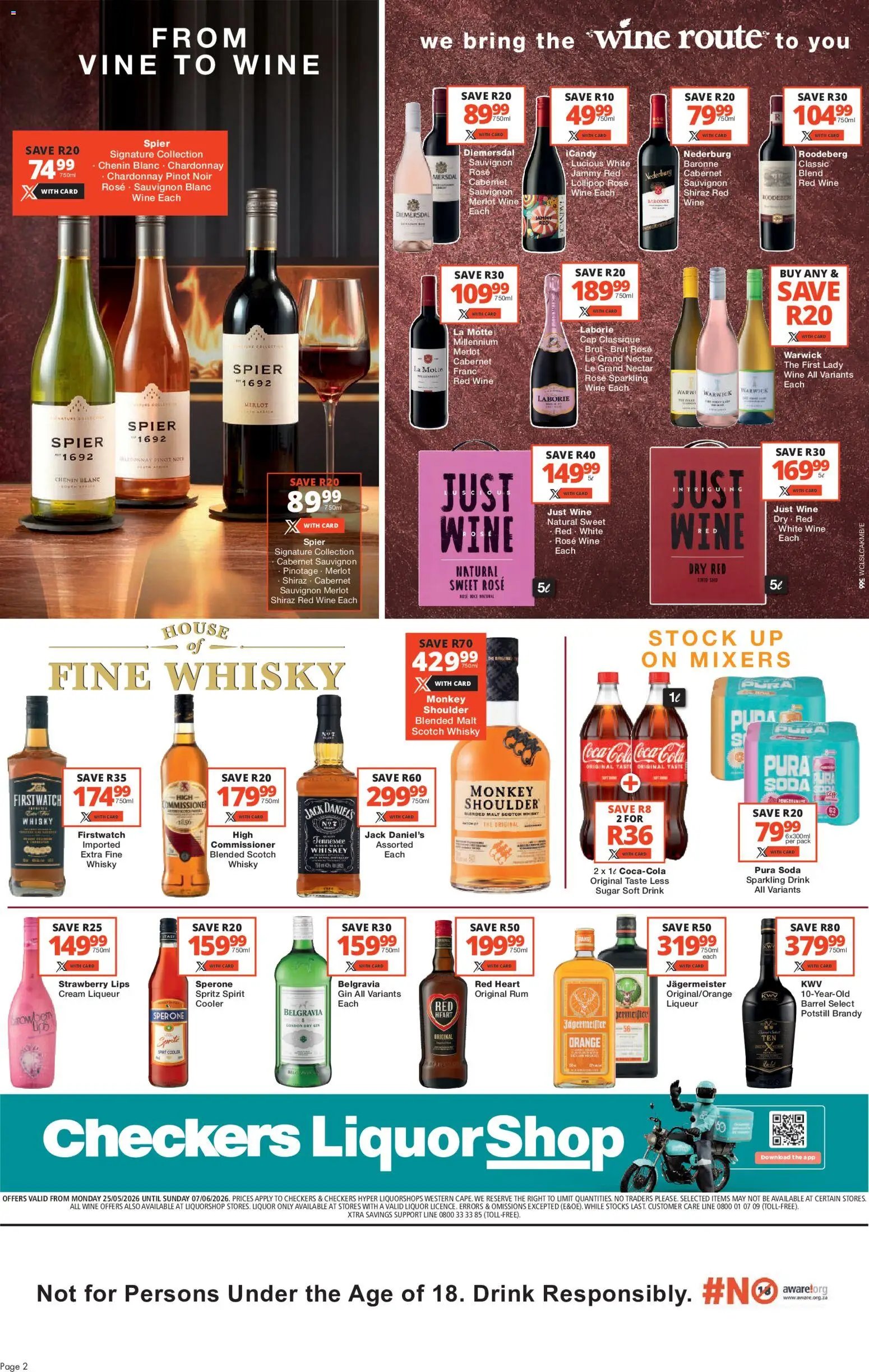 Checkers Western Cape - LiquorShop May Month-End Promotiona