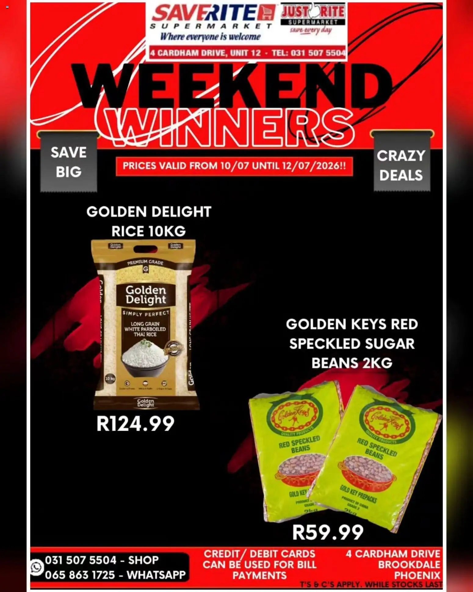 Saverite Weekend Winners Extra