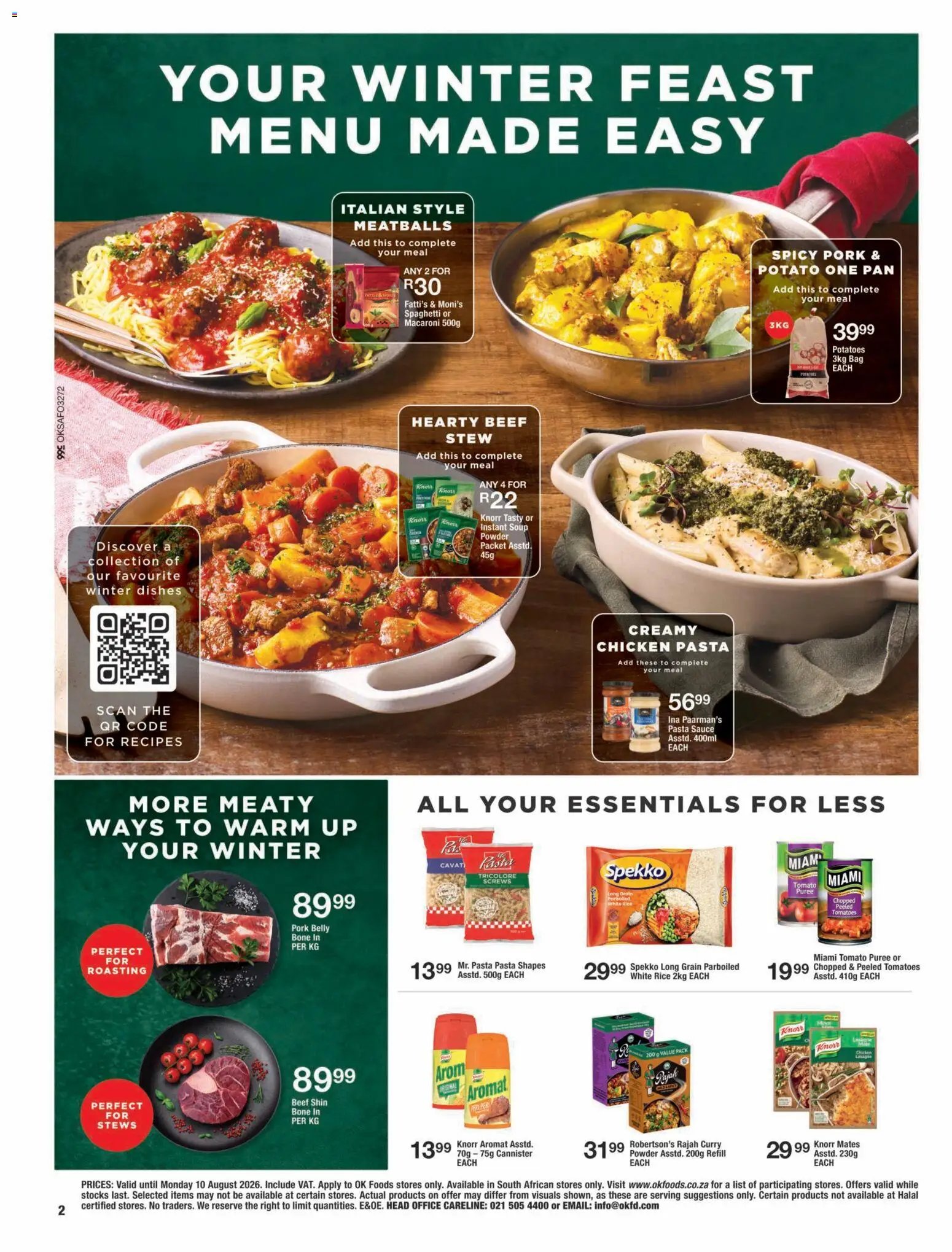 OK Foods - Winter Specials