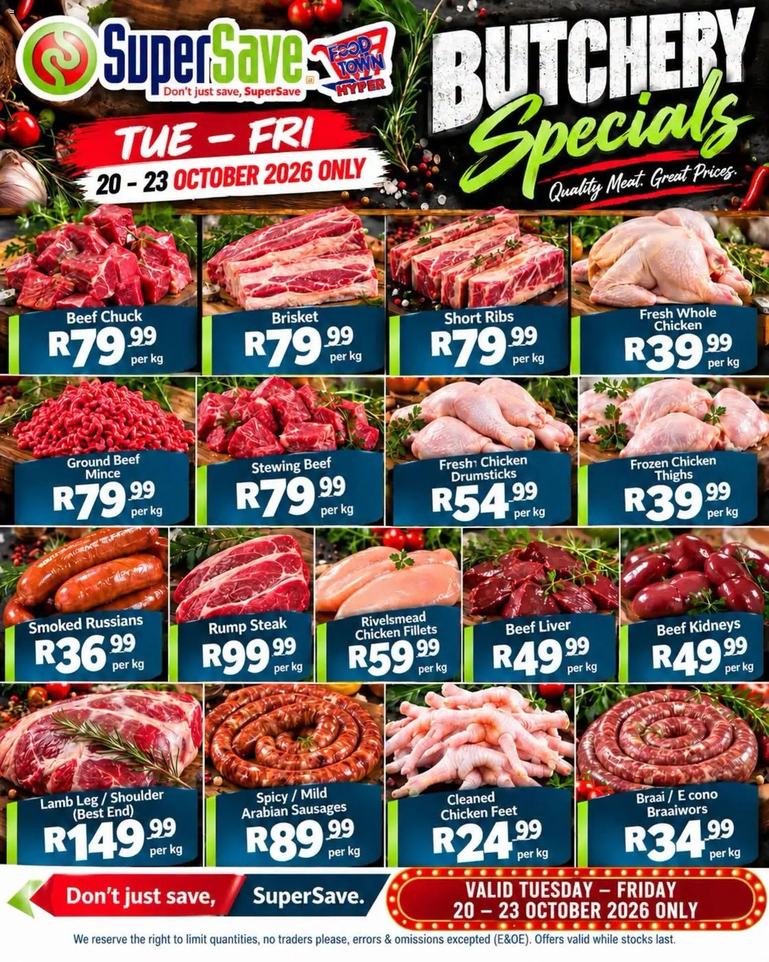 Super Save Butchery Specials