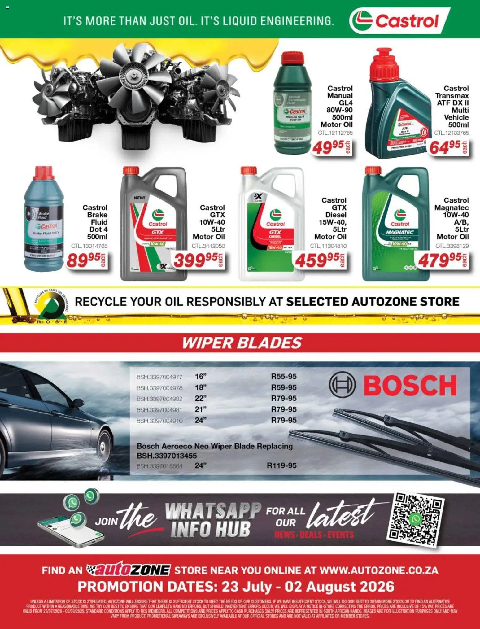 AutoZone Specials