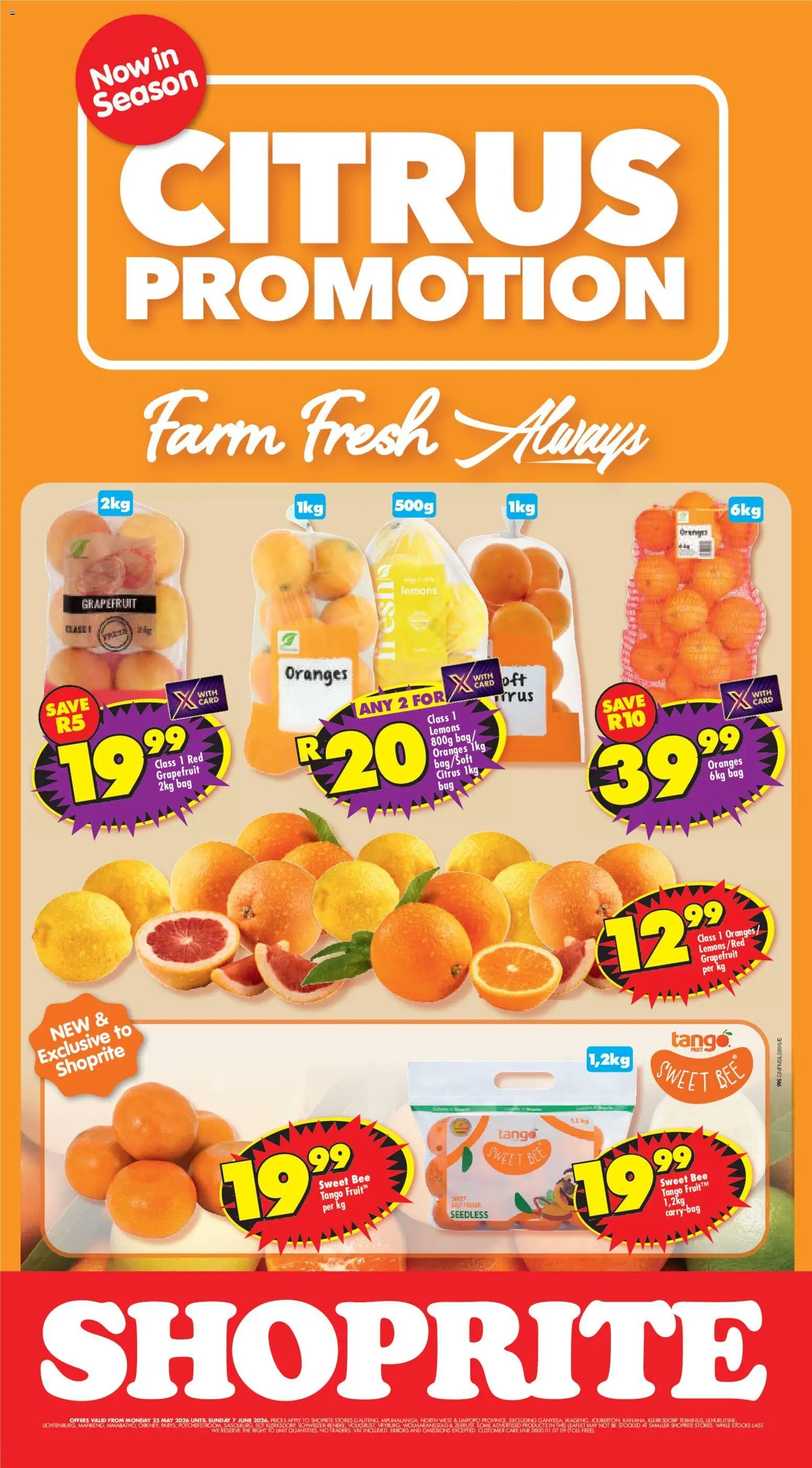 Shoprite - Gauteng - Citrus Savings