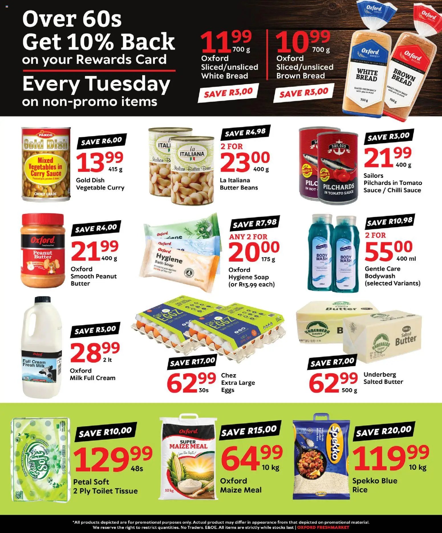 Oxford Freshmarket Tuesday Sale