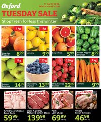 Oxford Freshmarket Tuesday Sale