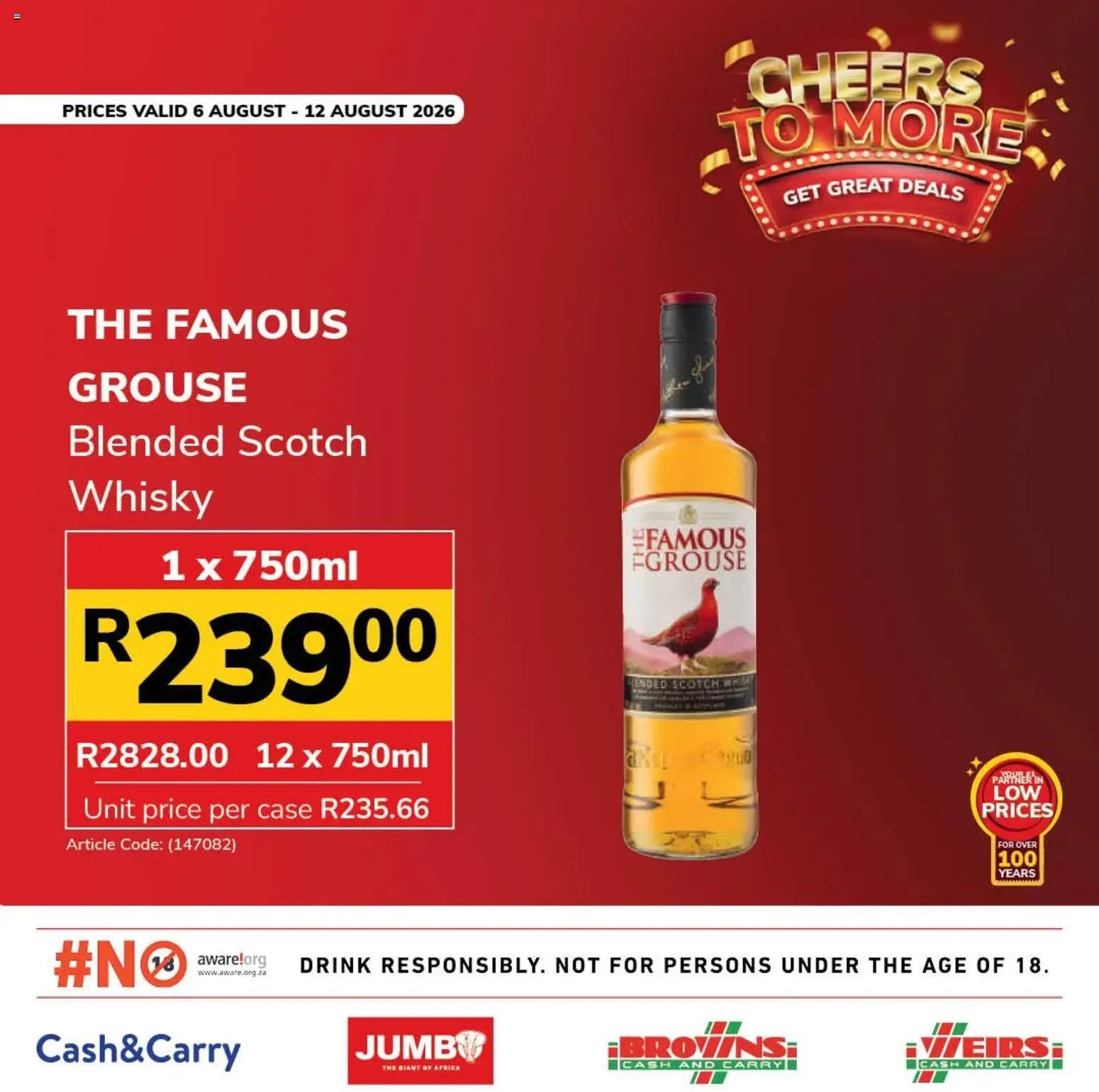 Jumbo Cheers to more liquor specials