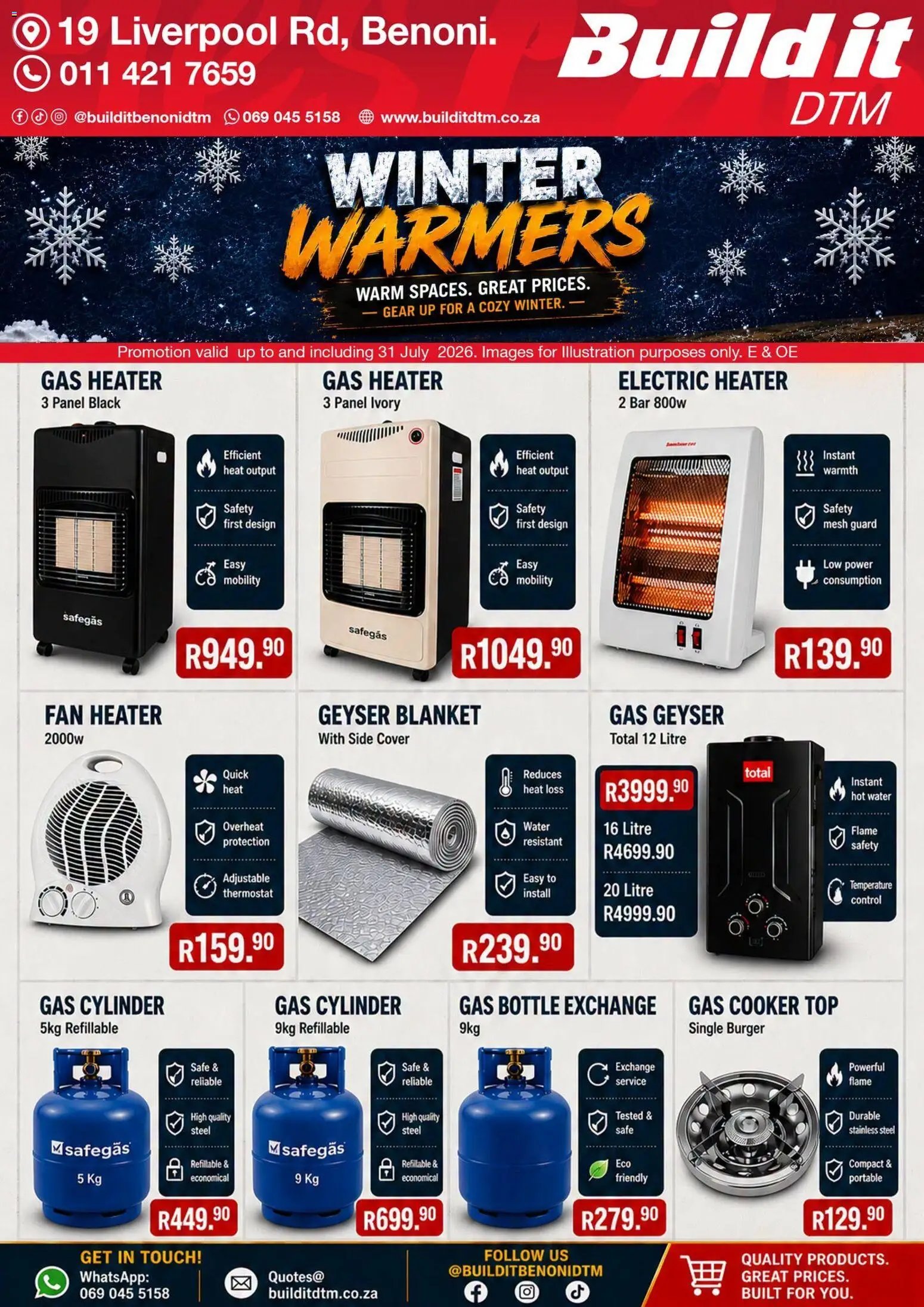 Build It Gauteng - Winter Warmers
