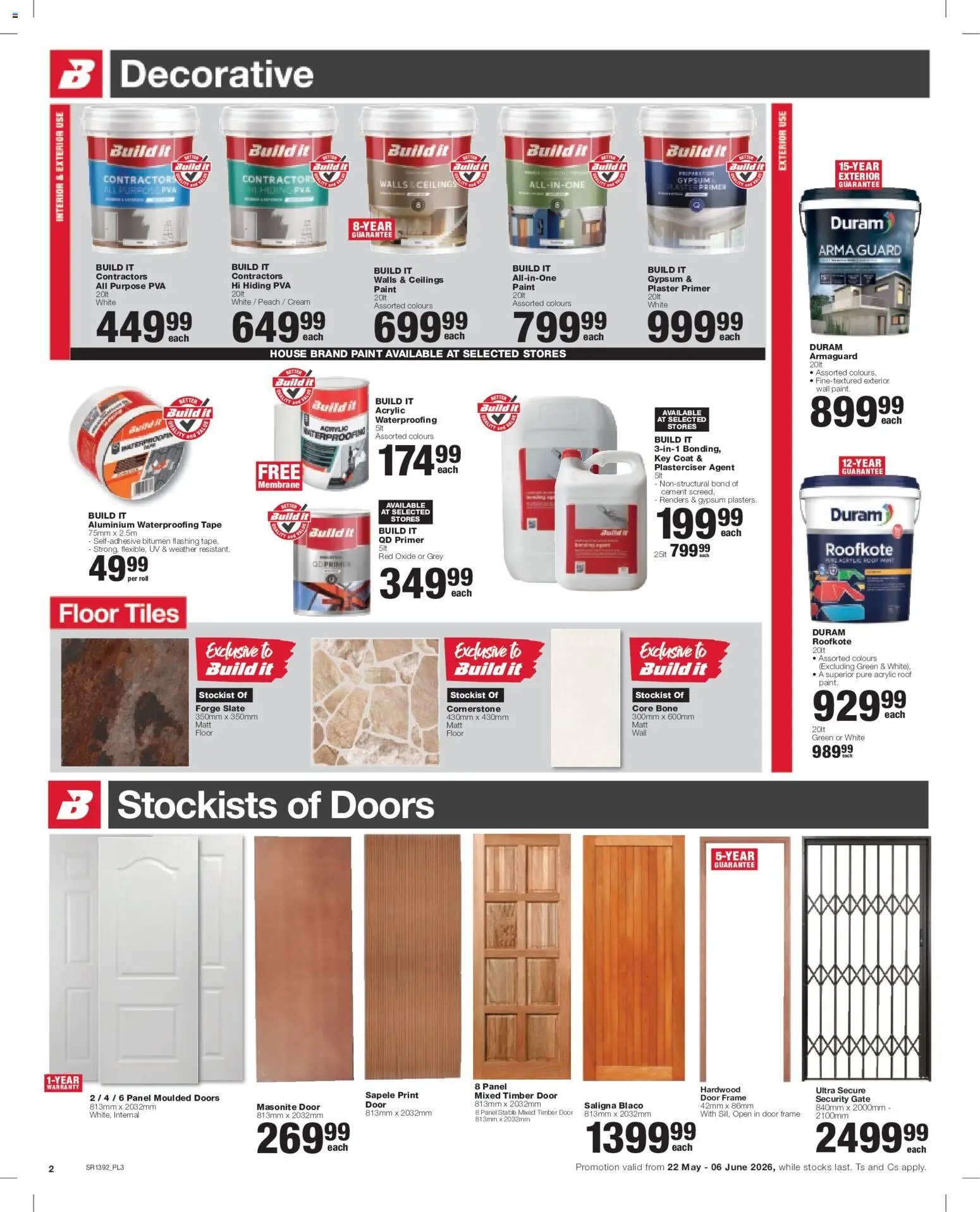 Build It Gauteng - Specials