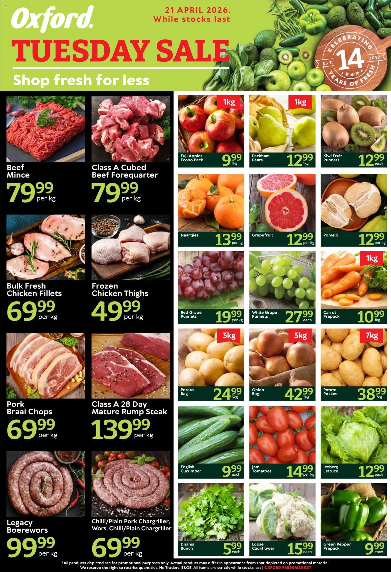 Oxford Freshmarket Tuesday Sale (2026-04-21 - 2026-04-21) | 1