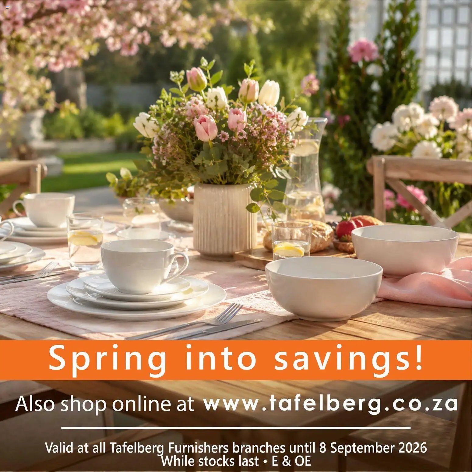 Tafelberg Furnishers Spring into savings!