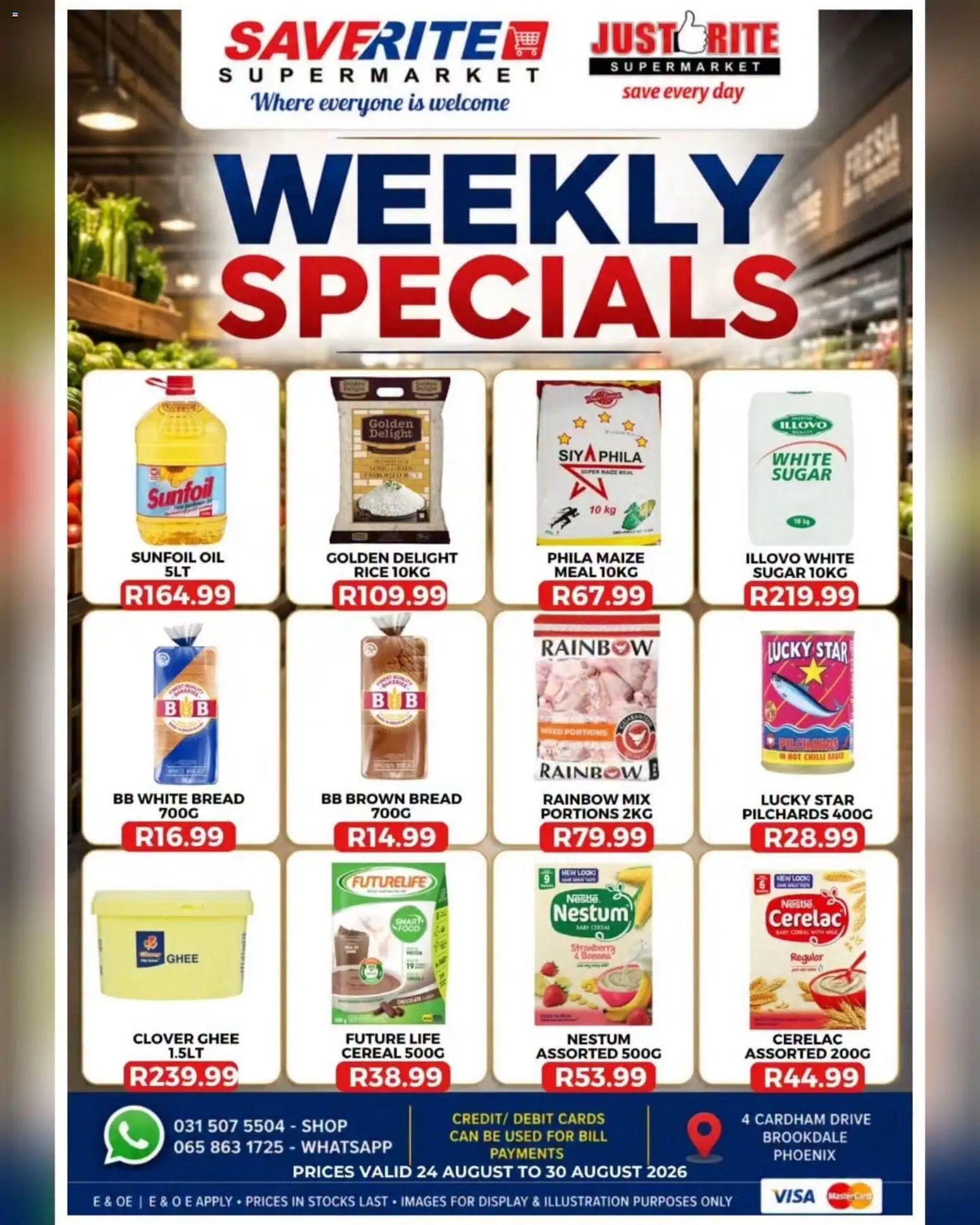 Saverite Specials