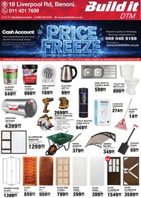 Build It Gauteng - Price Freeze