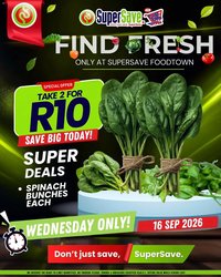 Super Save Spinach deal