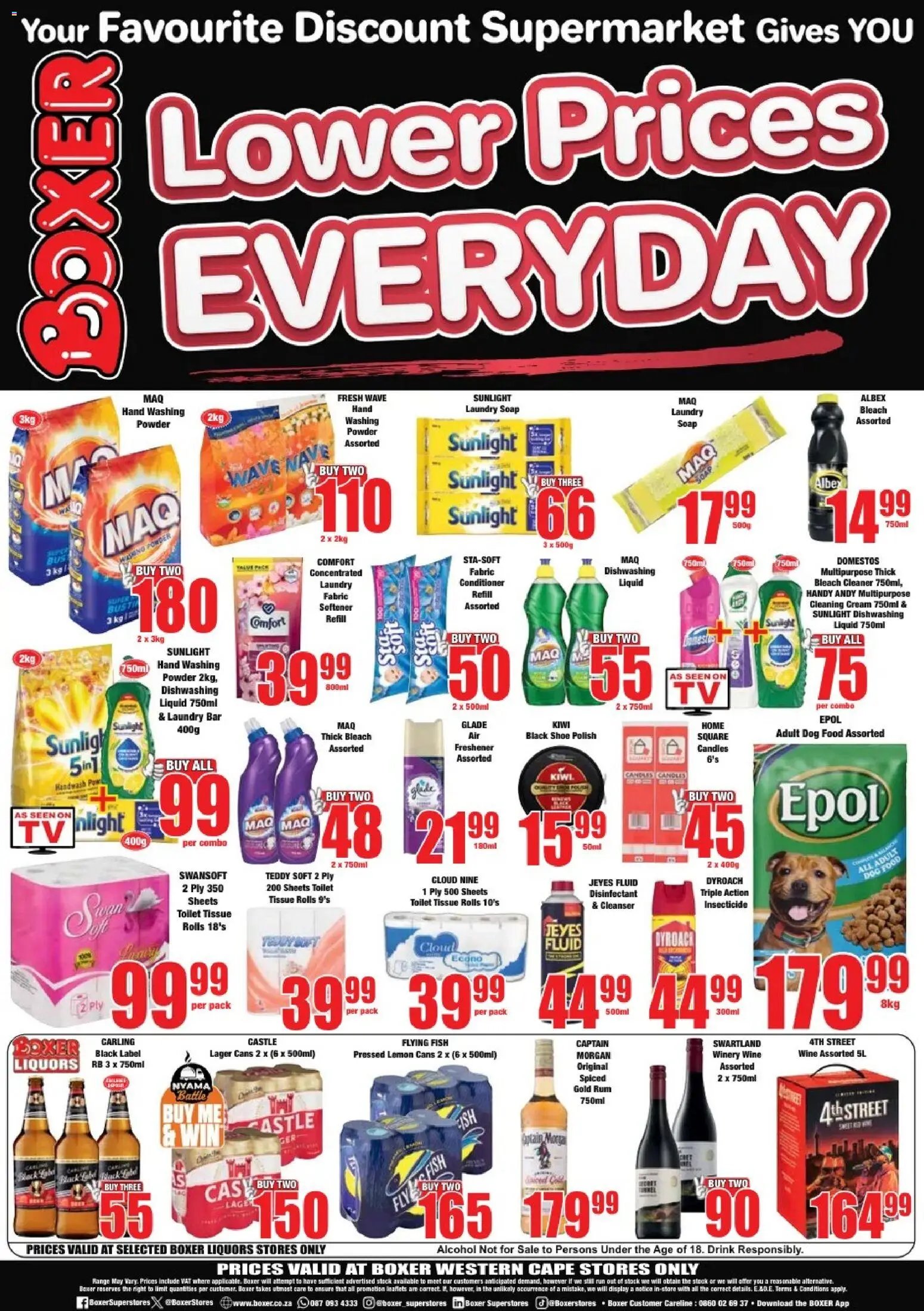 Boxer Western Cape - Specials