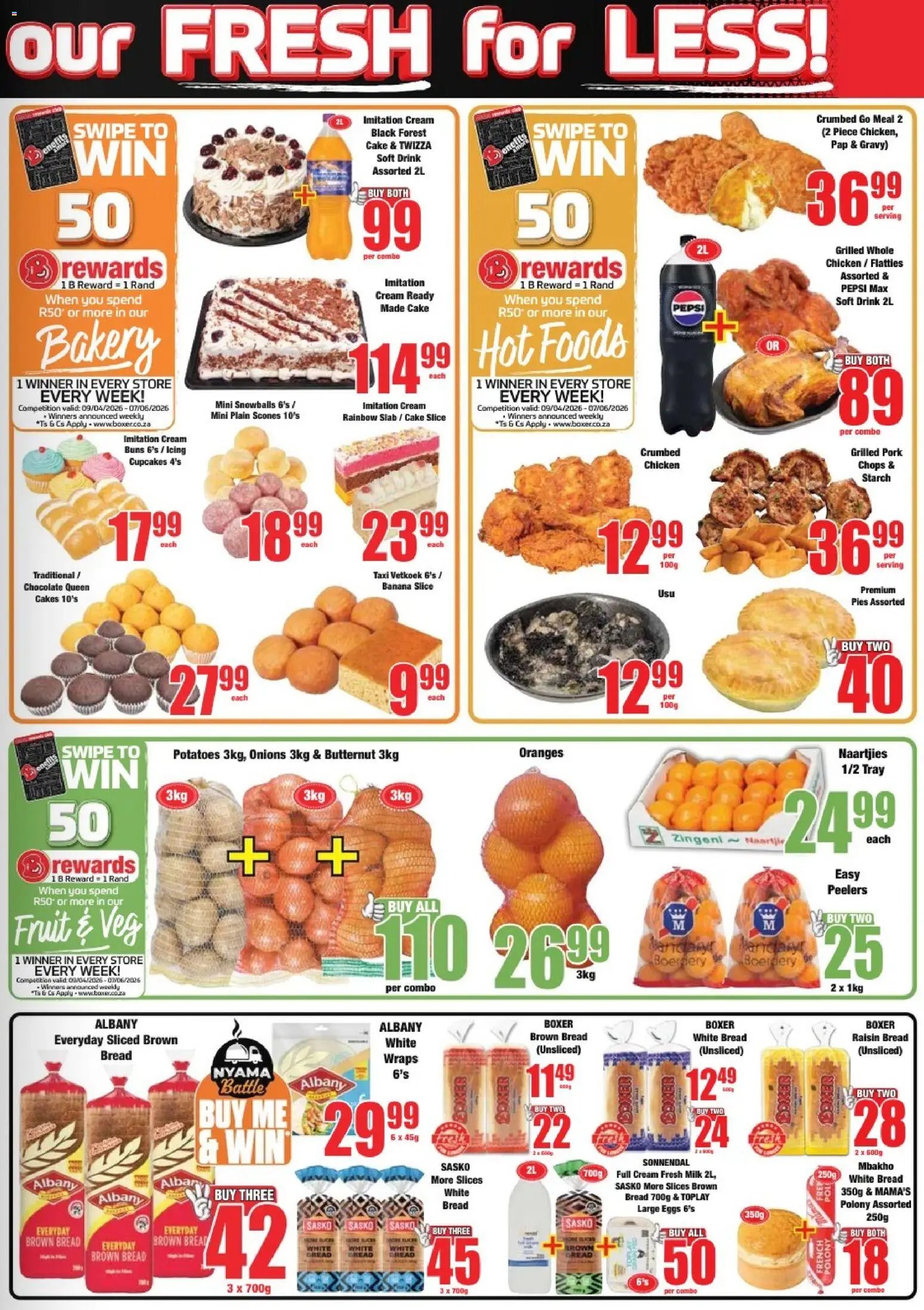 Boxer Western Cape - Specials