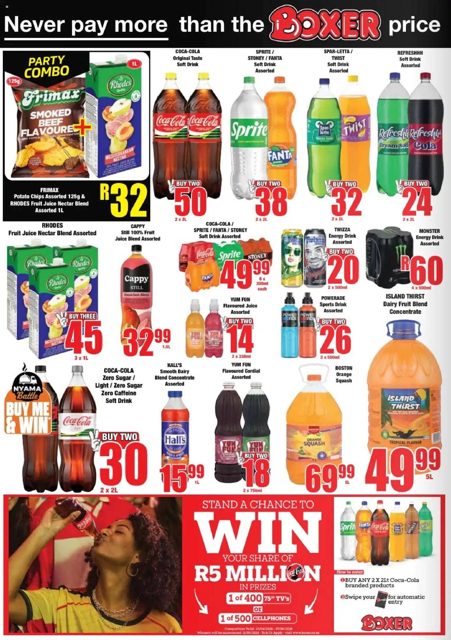 Boxer Western Cape - Specials