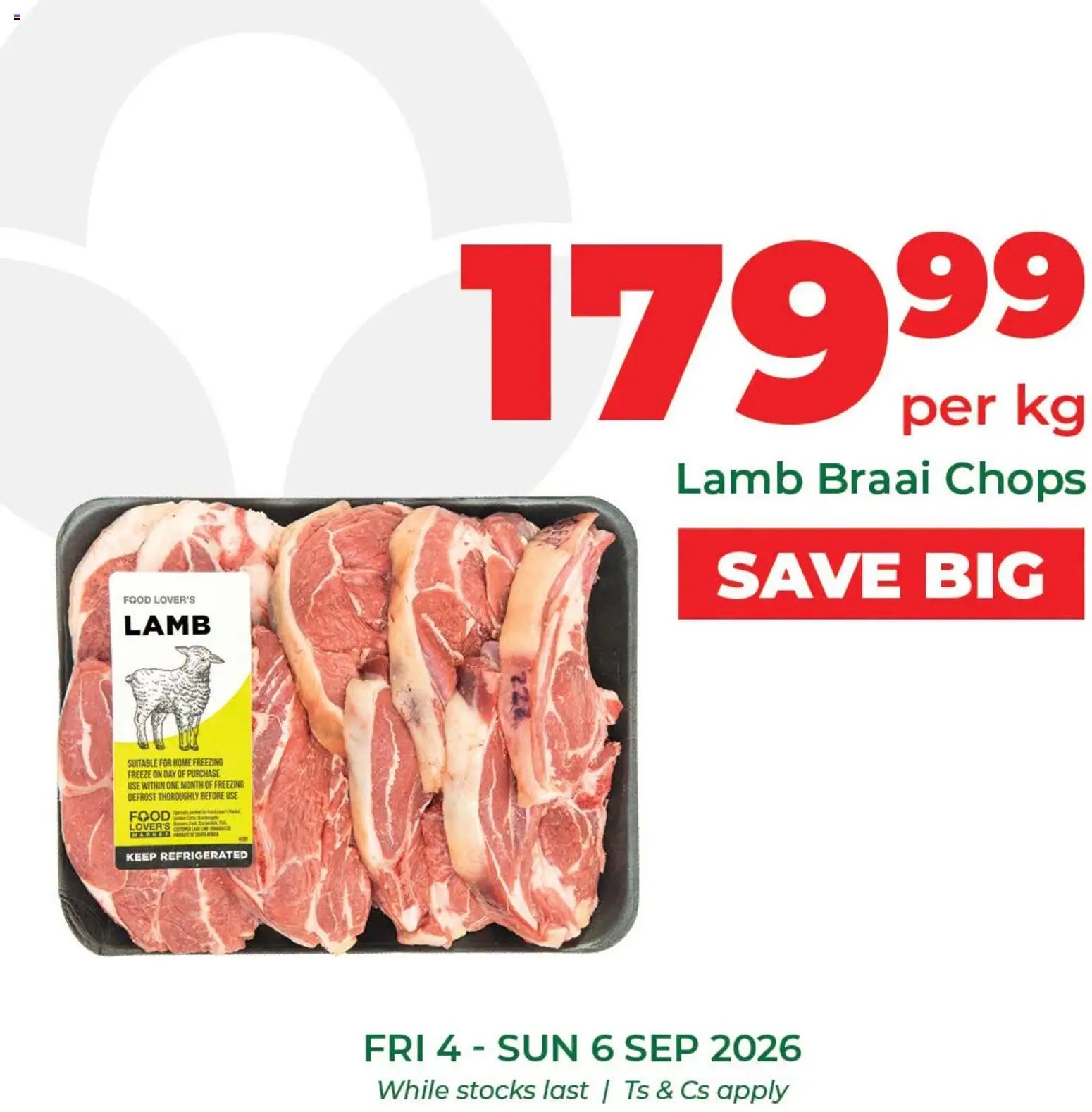 Food Lover's Market Game day deals