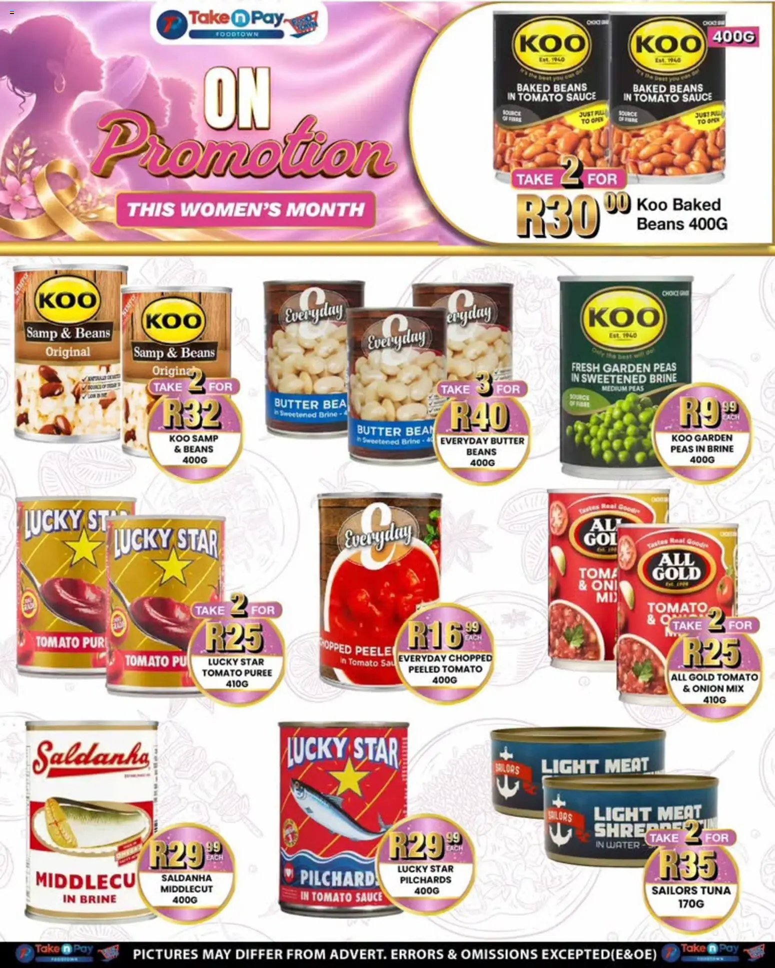 Take n Pay Specials