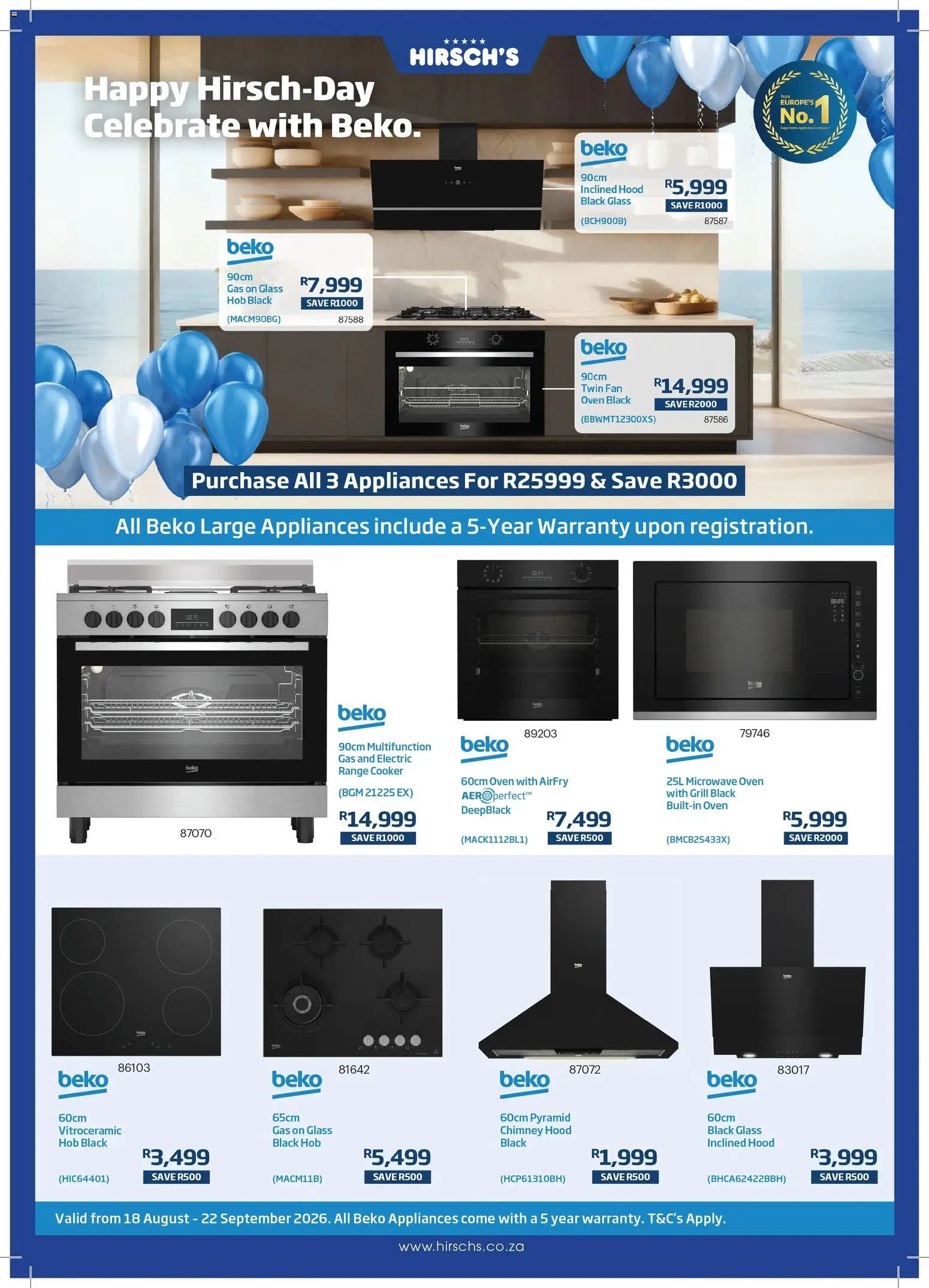 Hirsch's Specials