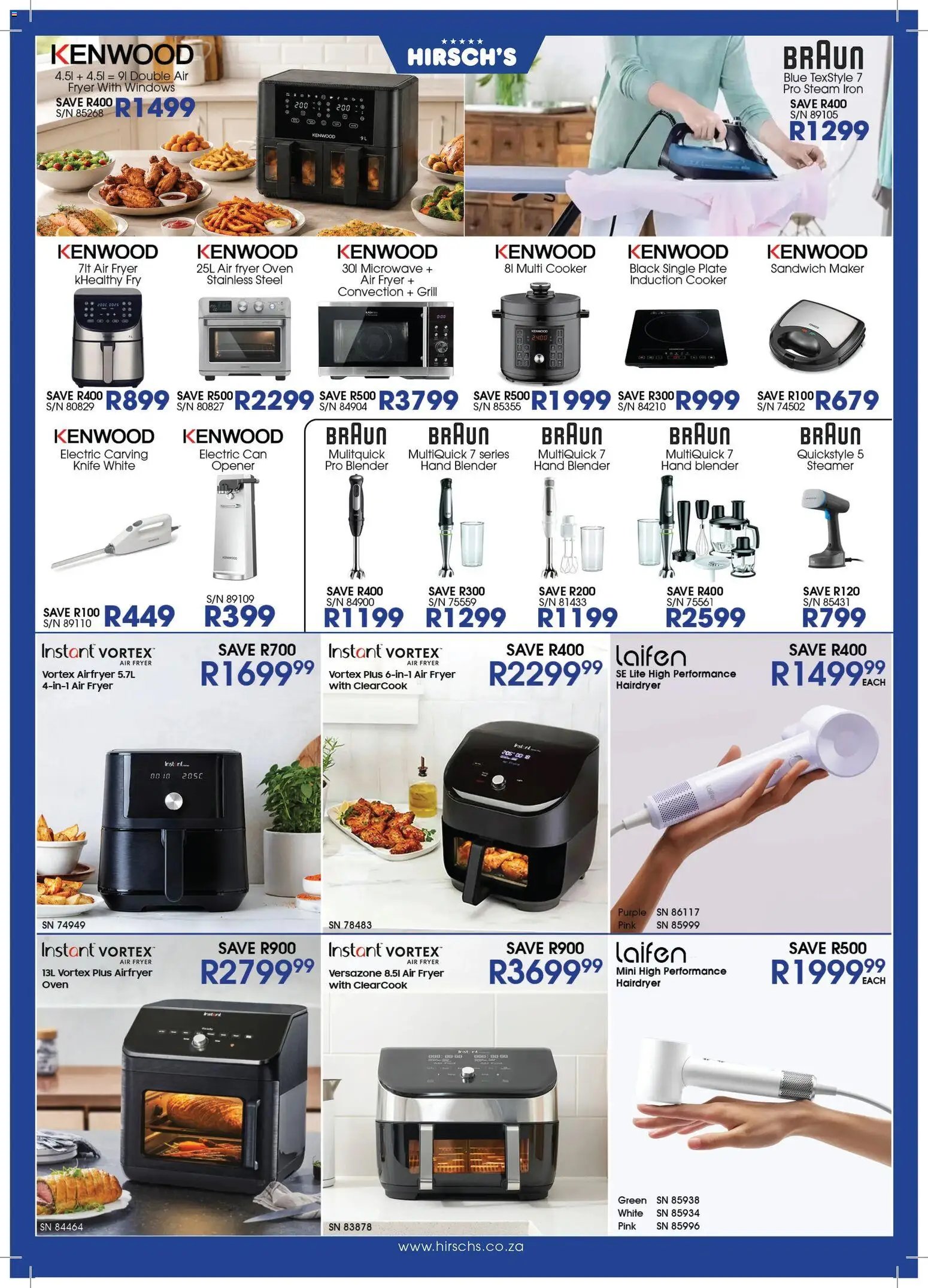 Hirsch's Specials