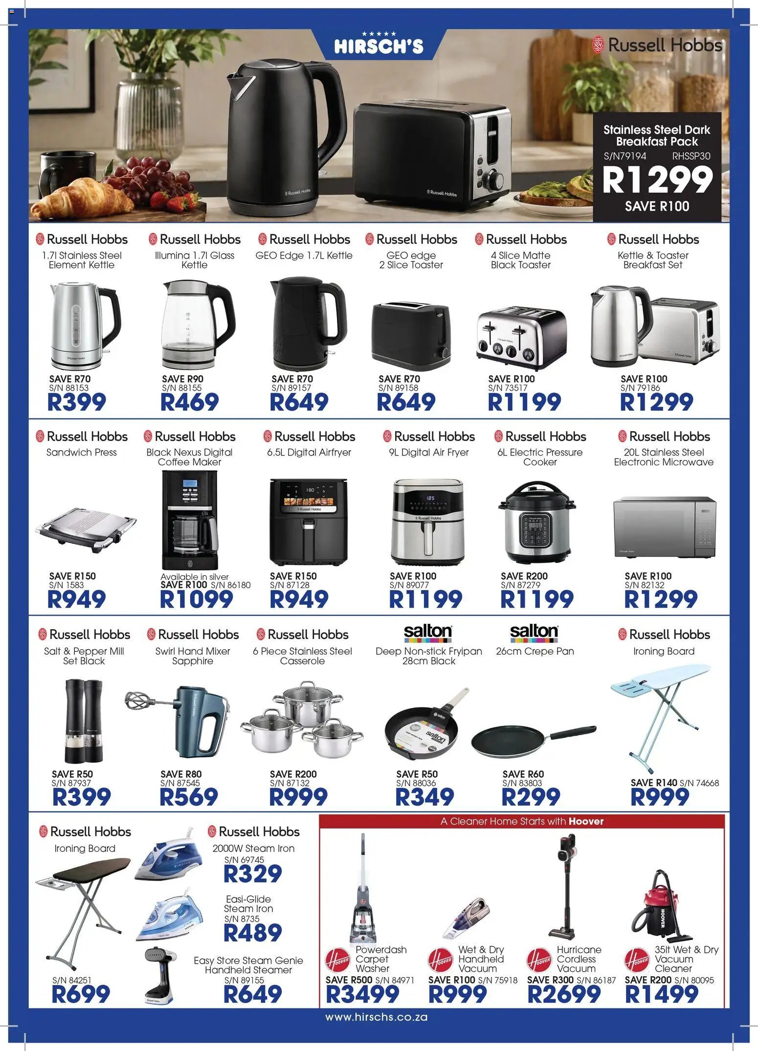 Hirsch's Specials
