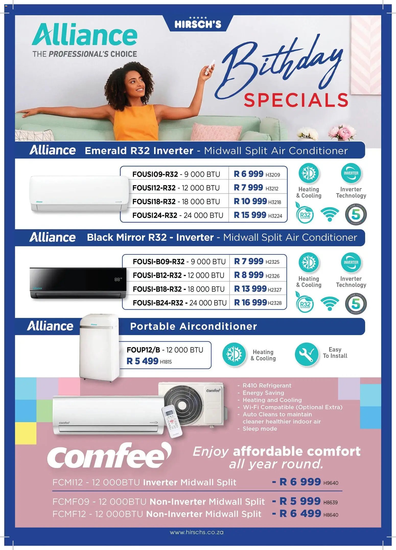 Hirsch's Specials