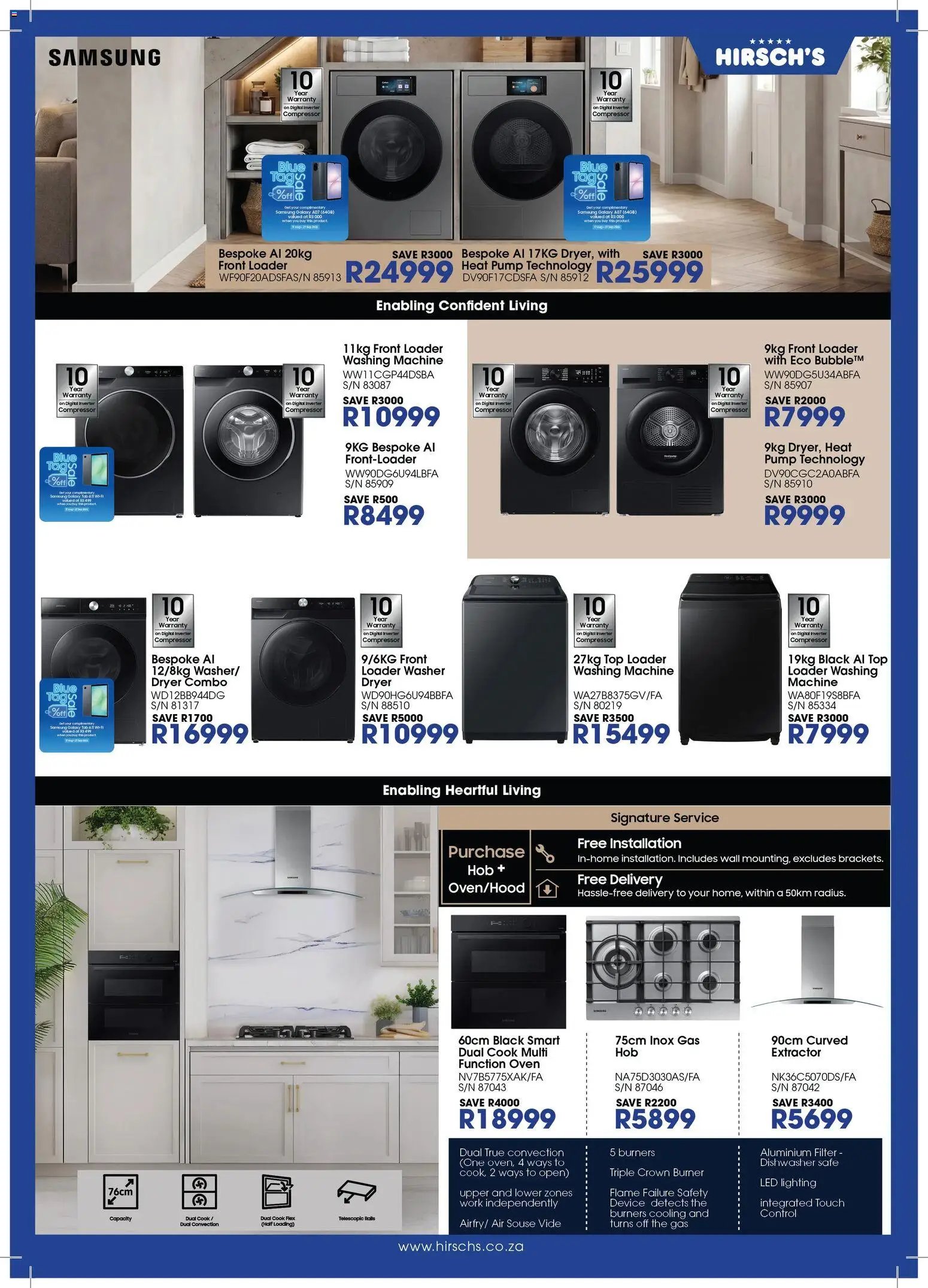 Hirsch's Specials