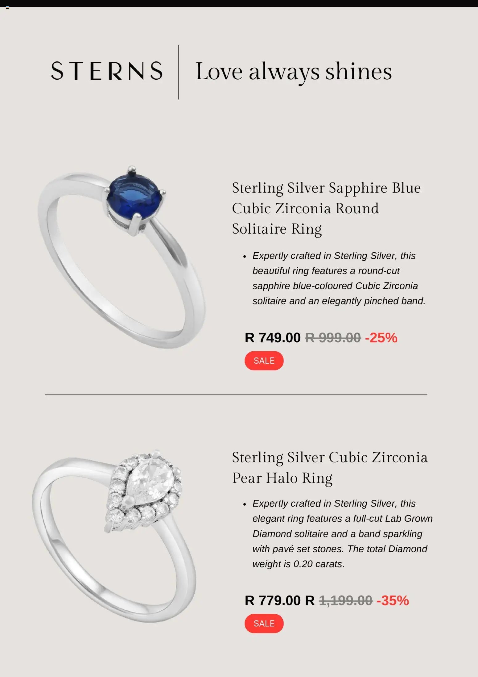 Sterns Specials