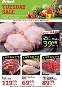 Oxford Freshmarket Tuesday Sale