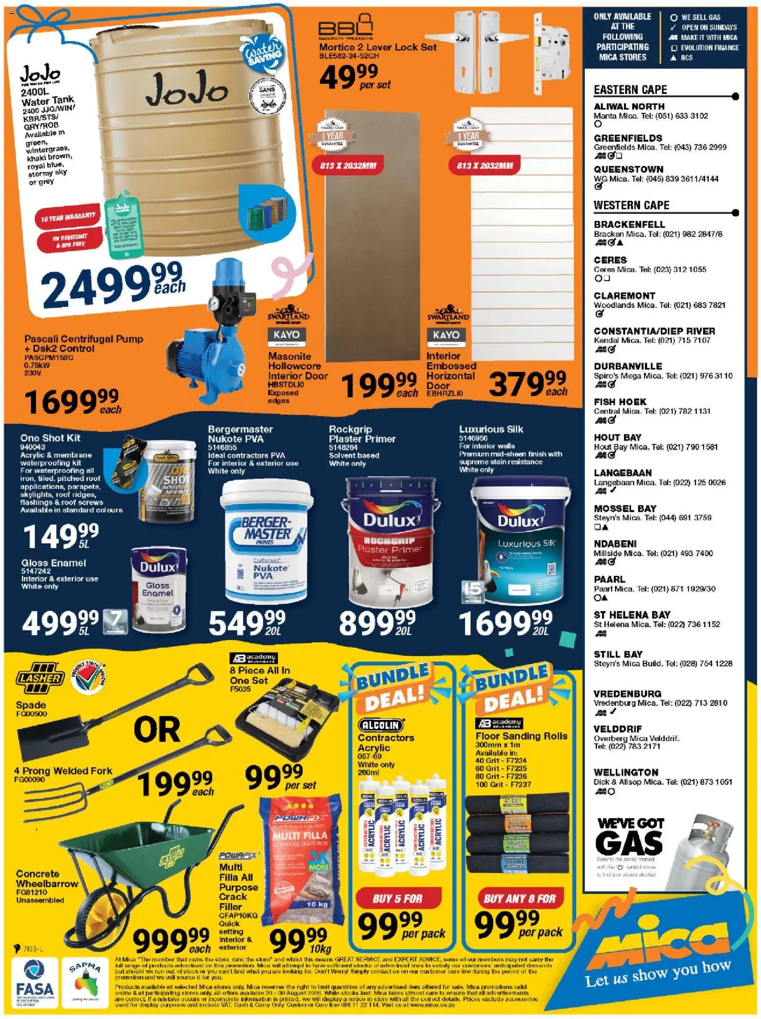 MICA Specials