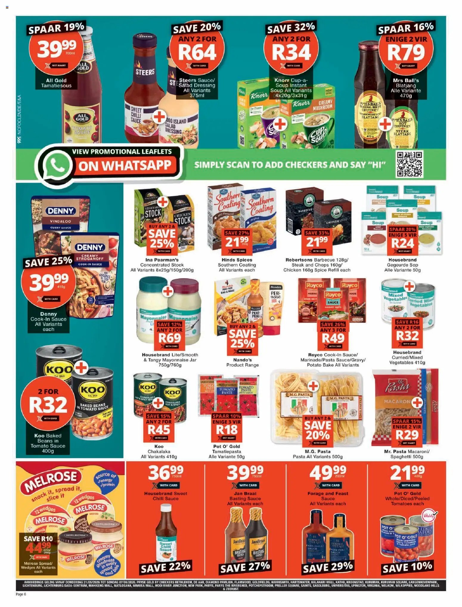 Checkers - Eastern Cape - Xtra Savings Deals