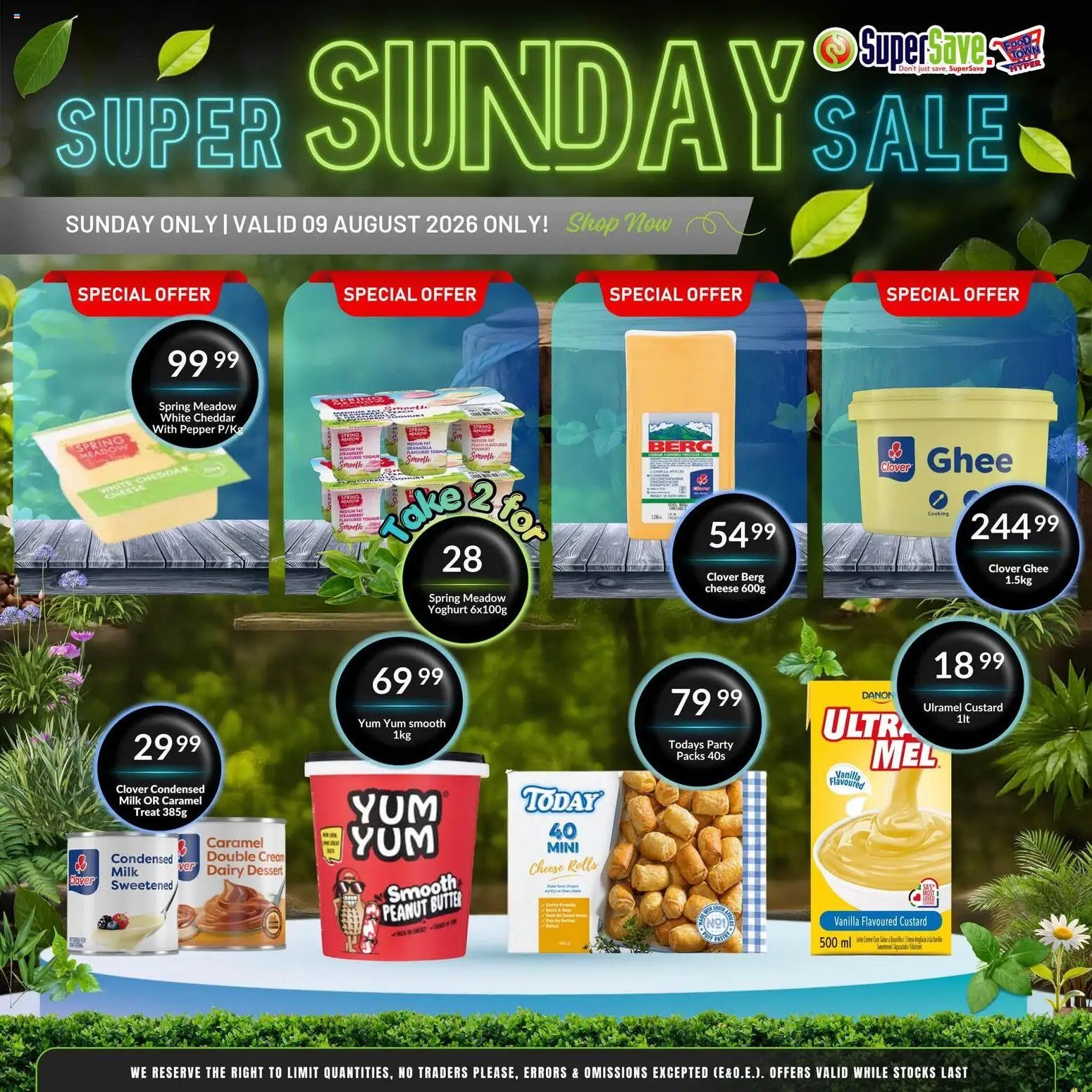 Super Save Sunday Savings