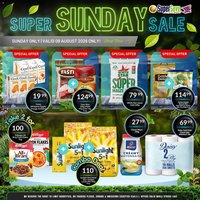 Super Save Sunday Savings