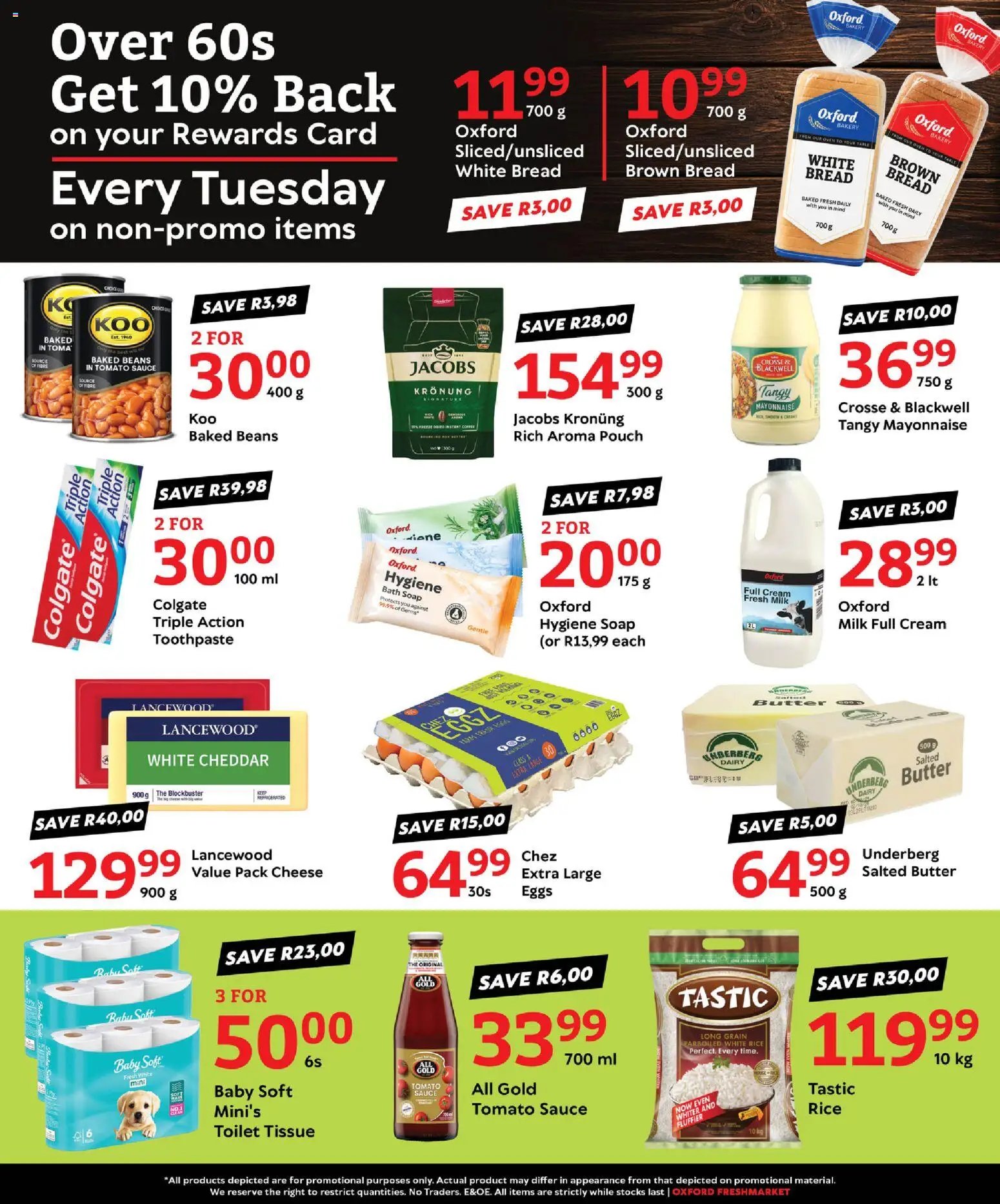 Oxford Freshmarket Tuesday Sale