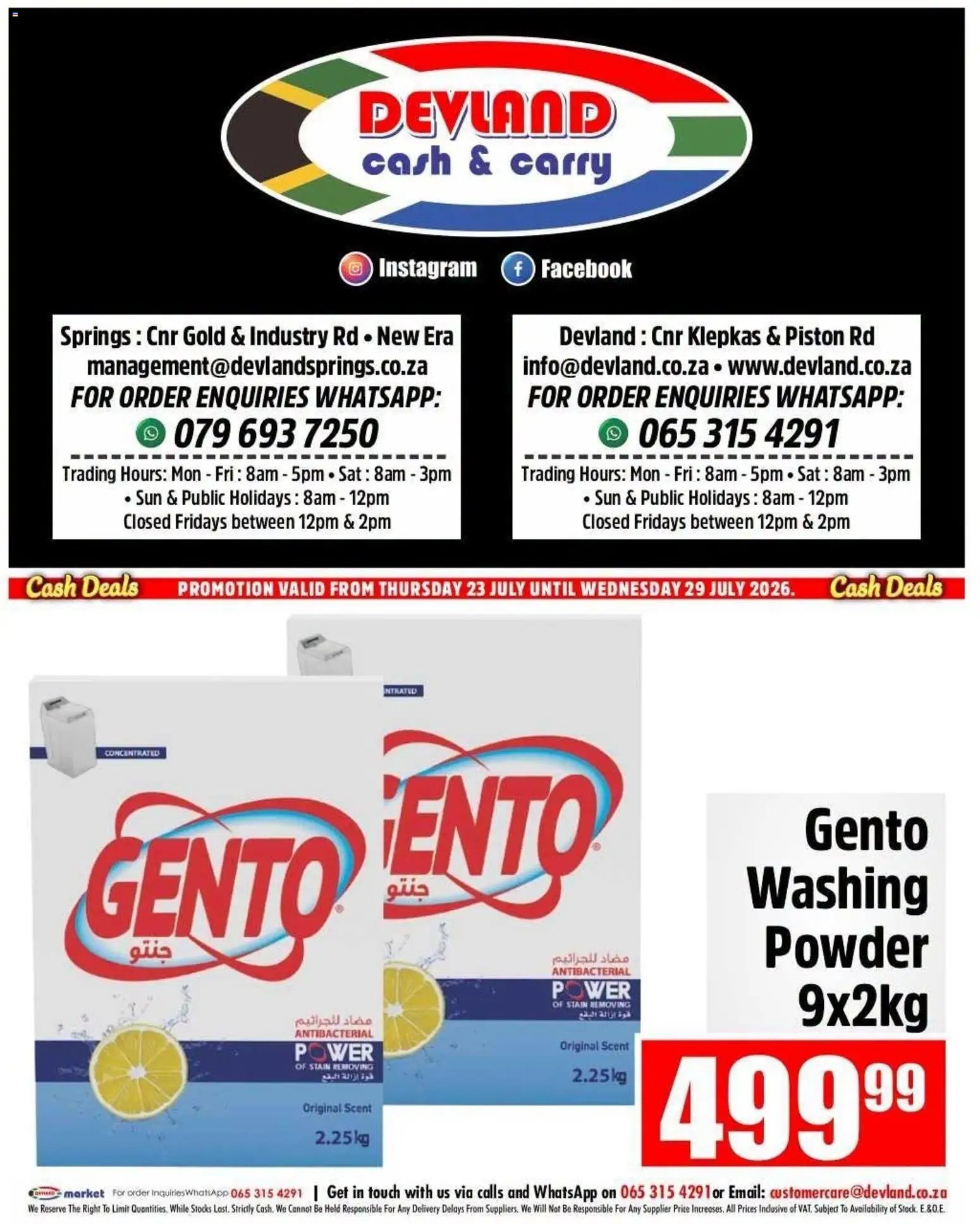 Devland Cash Deals