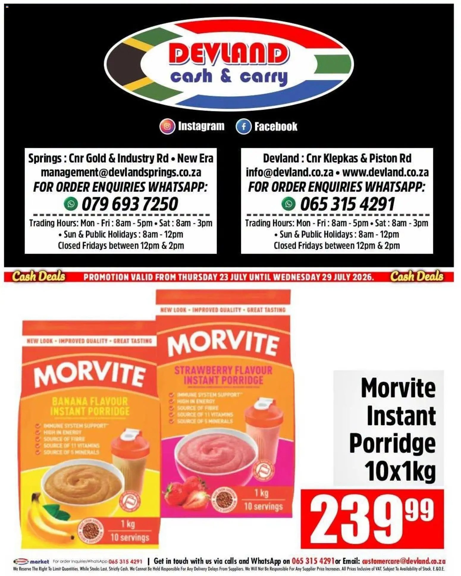 Devland Cash Deals