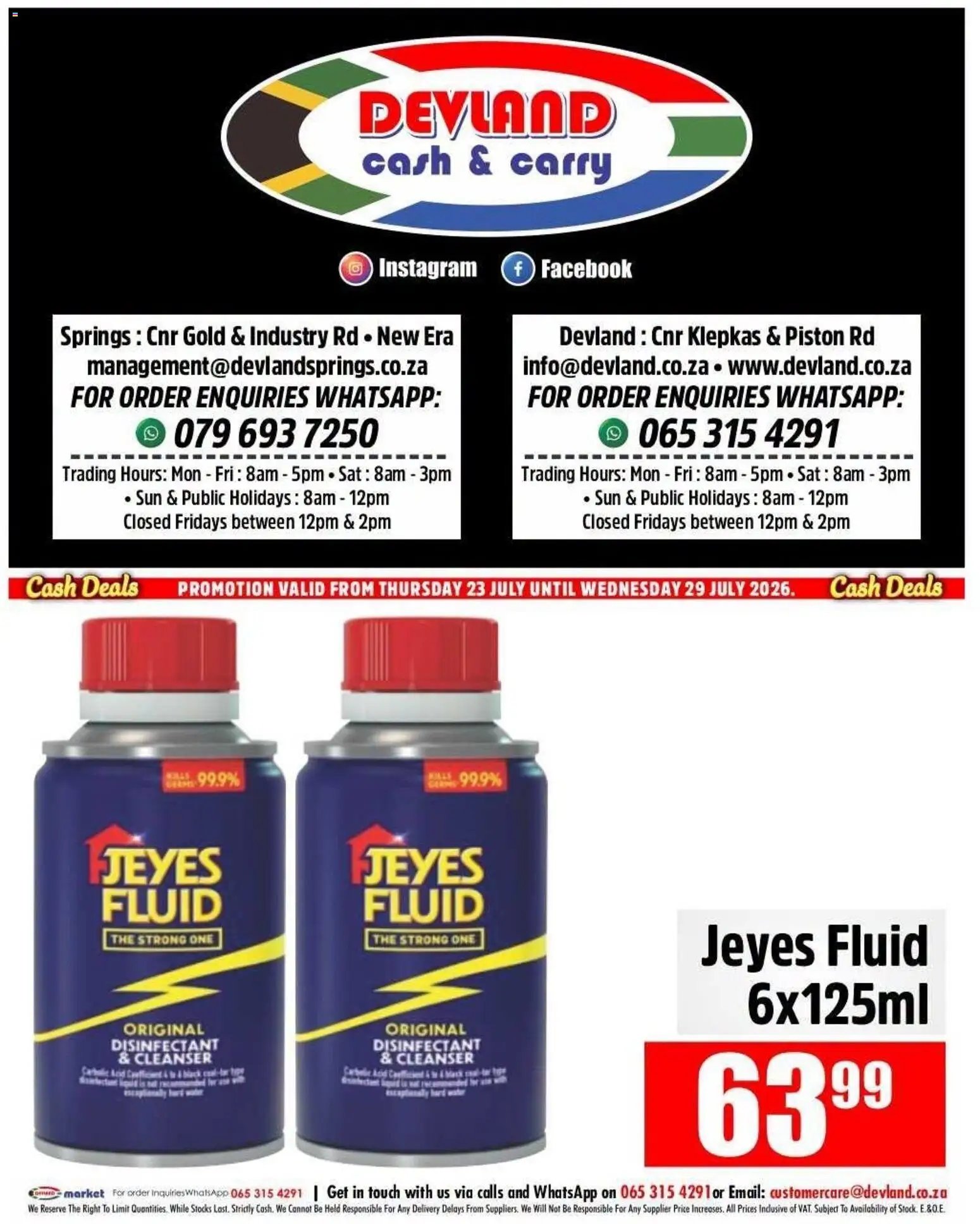 Devland Cash Deals