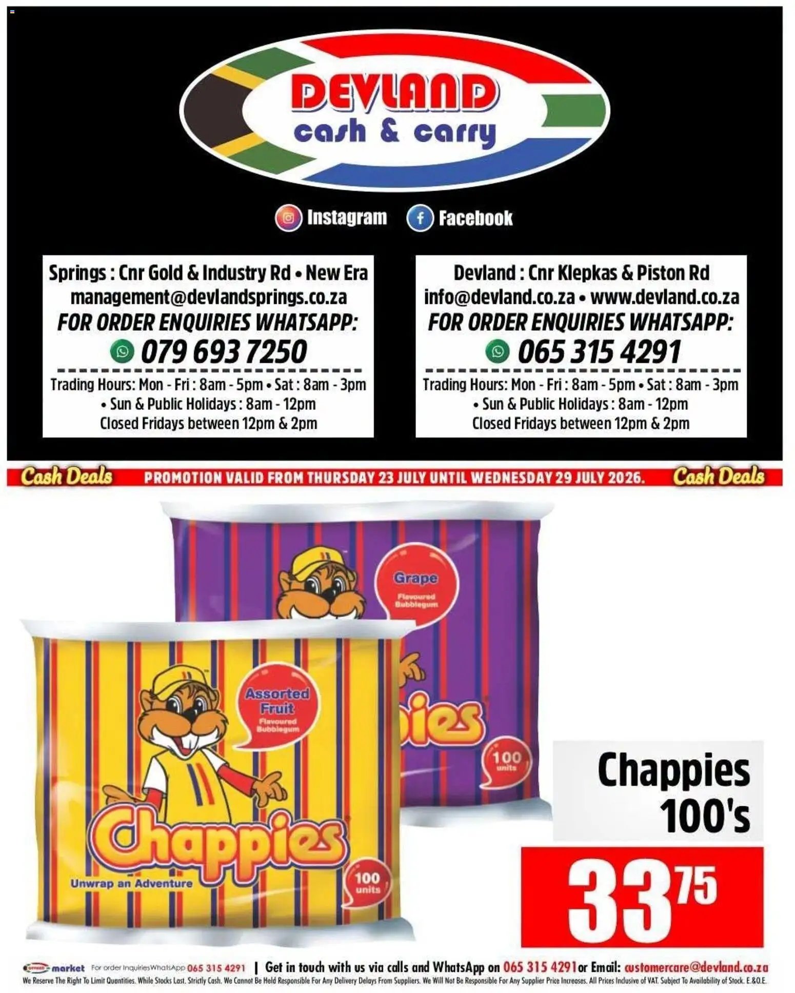 Devland Cash Deals