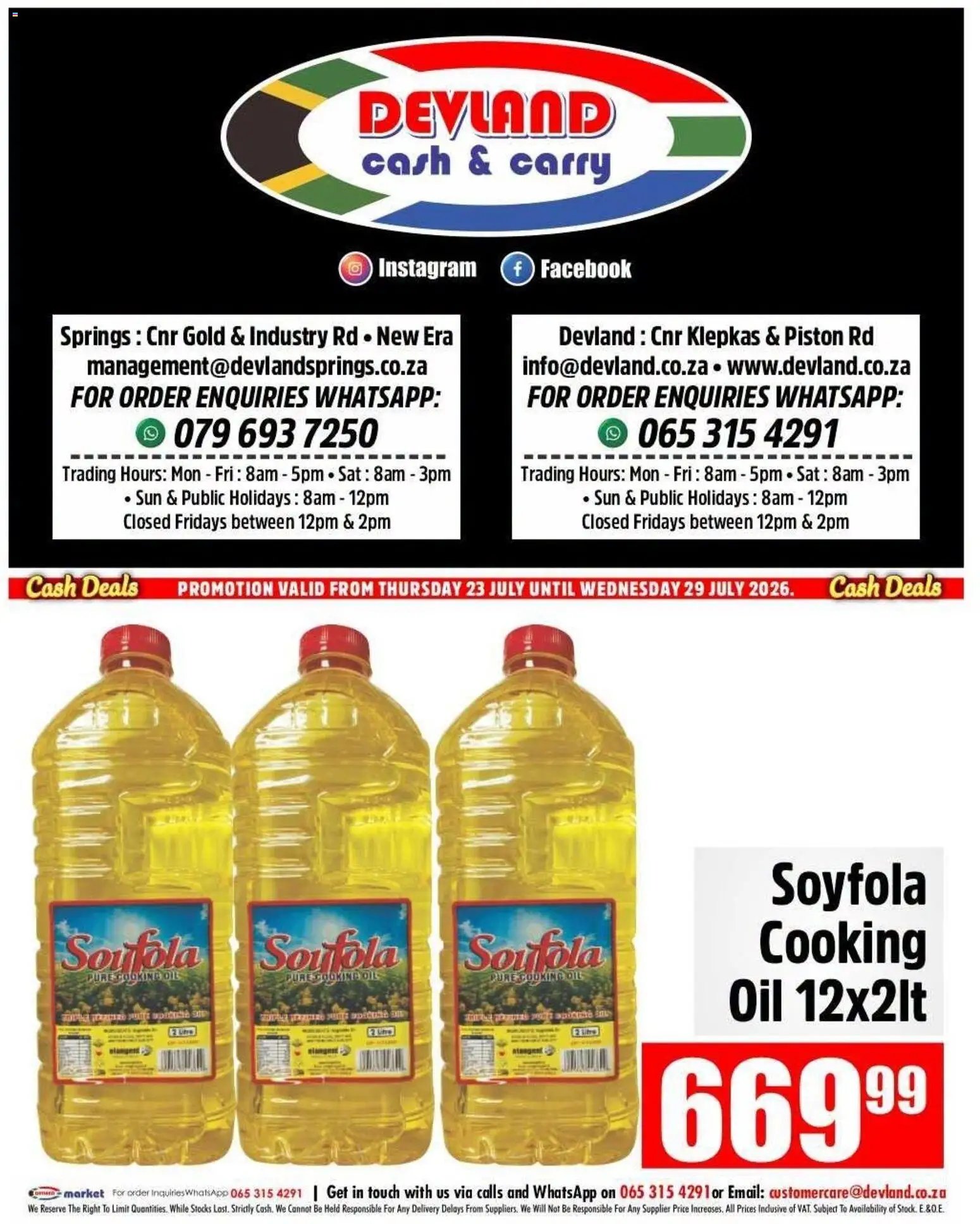 Devland Cash Deals