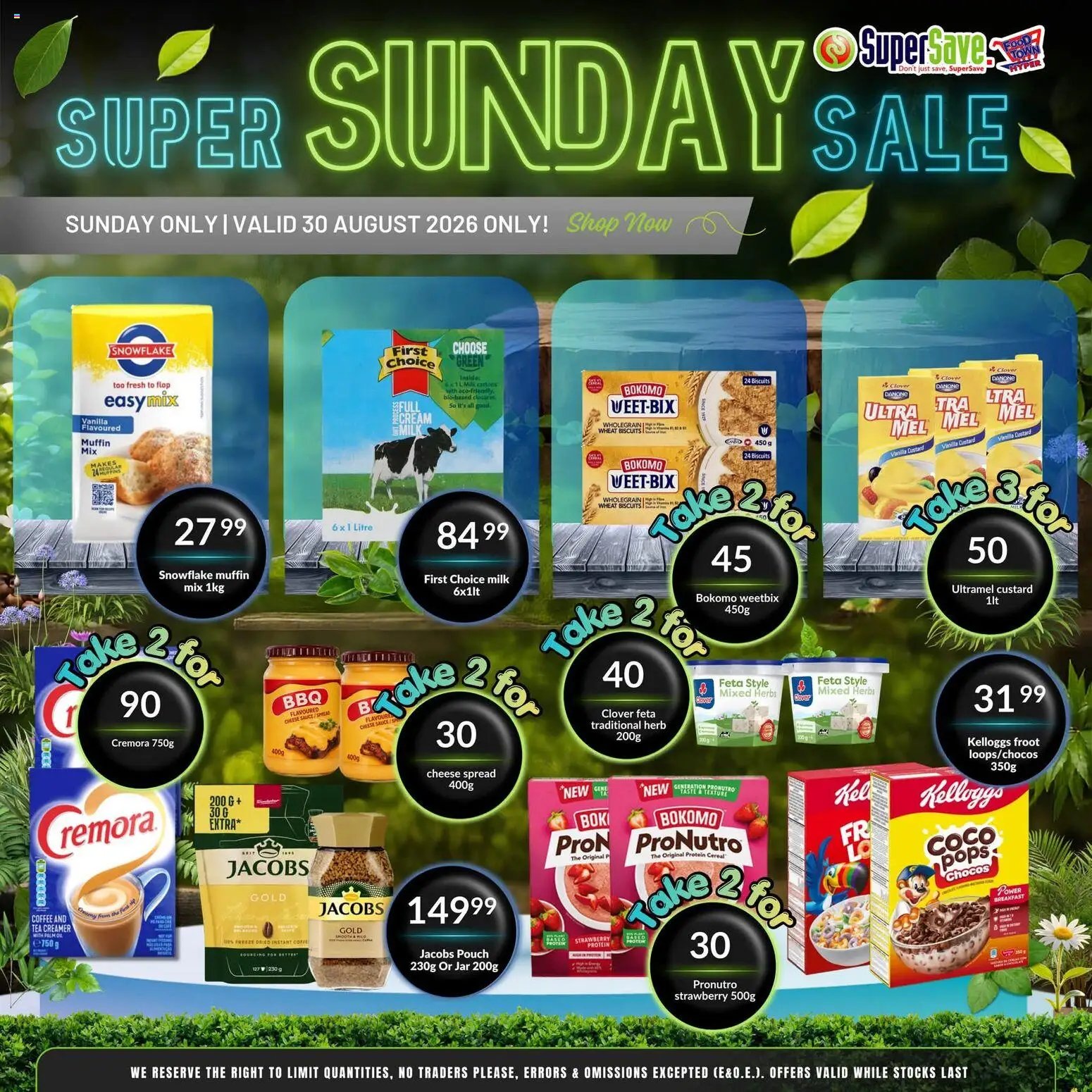 Super Save Sunday Savings
