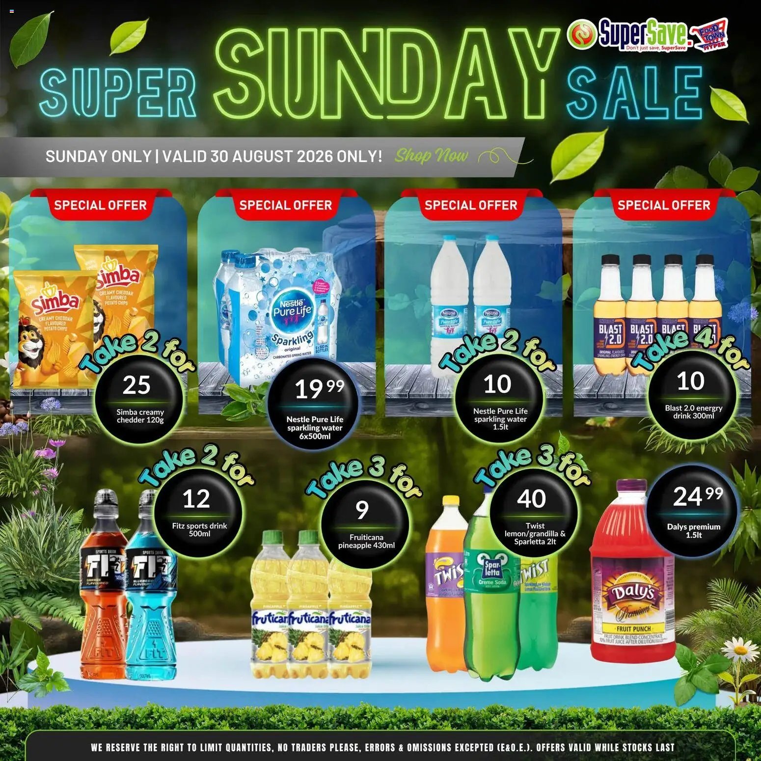 Super Save Sunday Savings